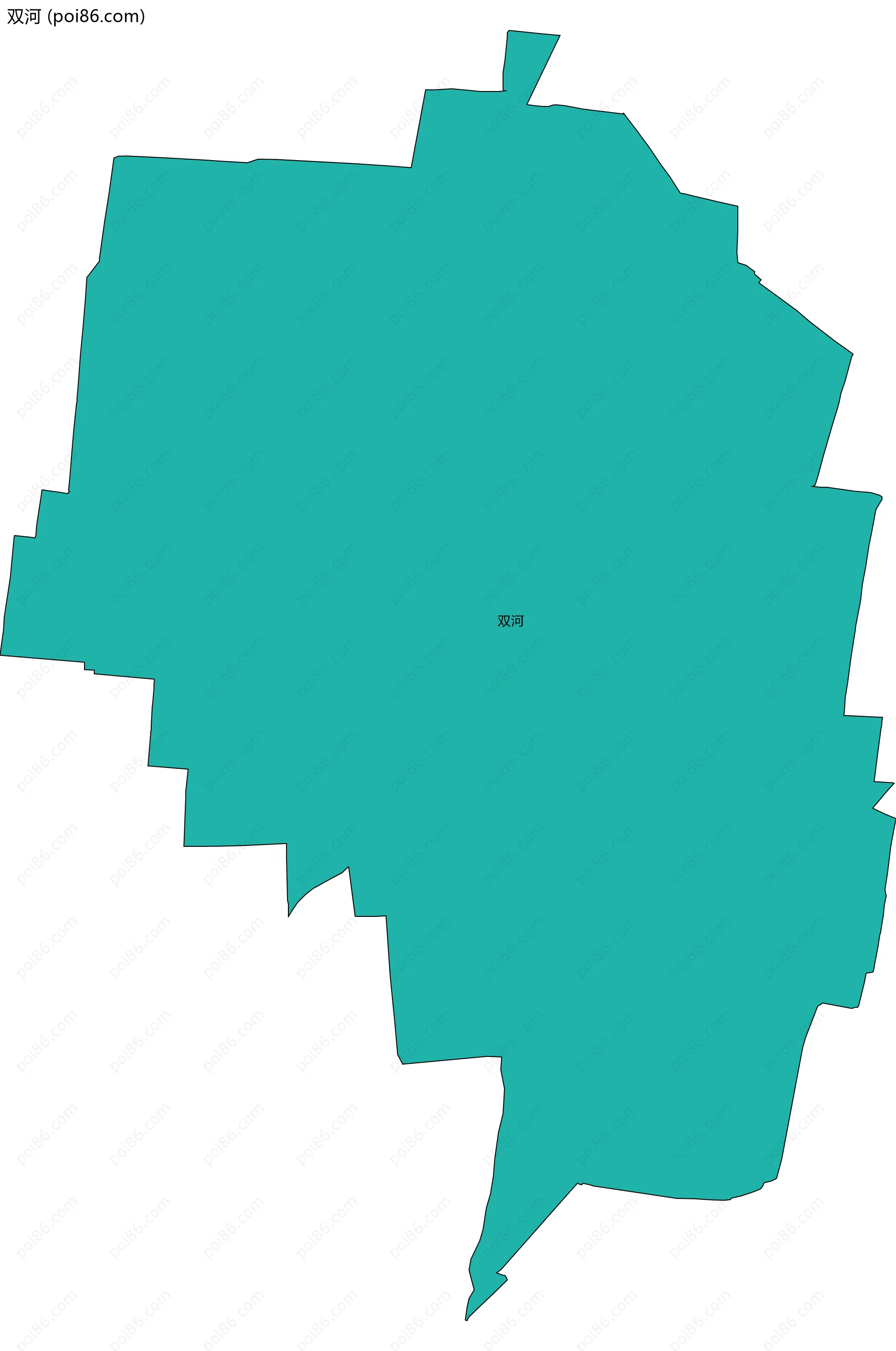 双河边界地图