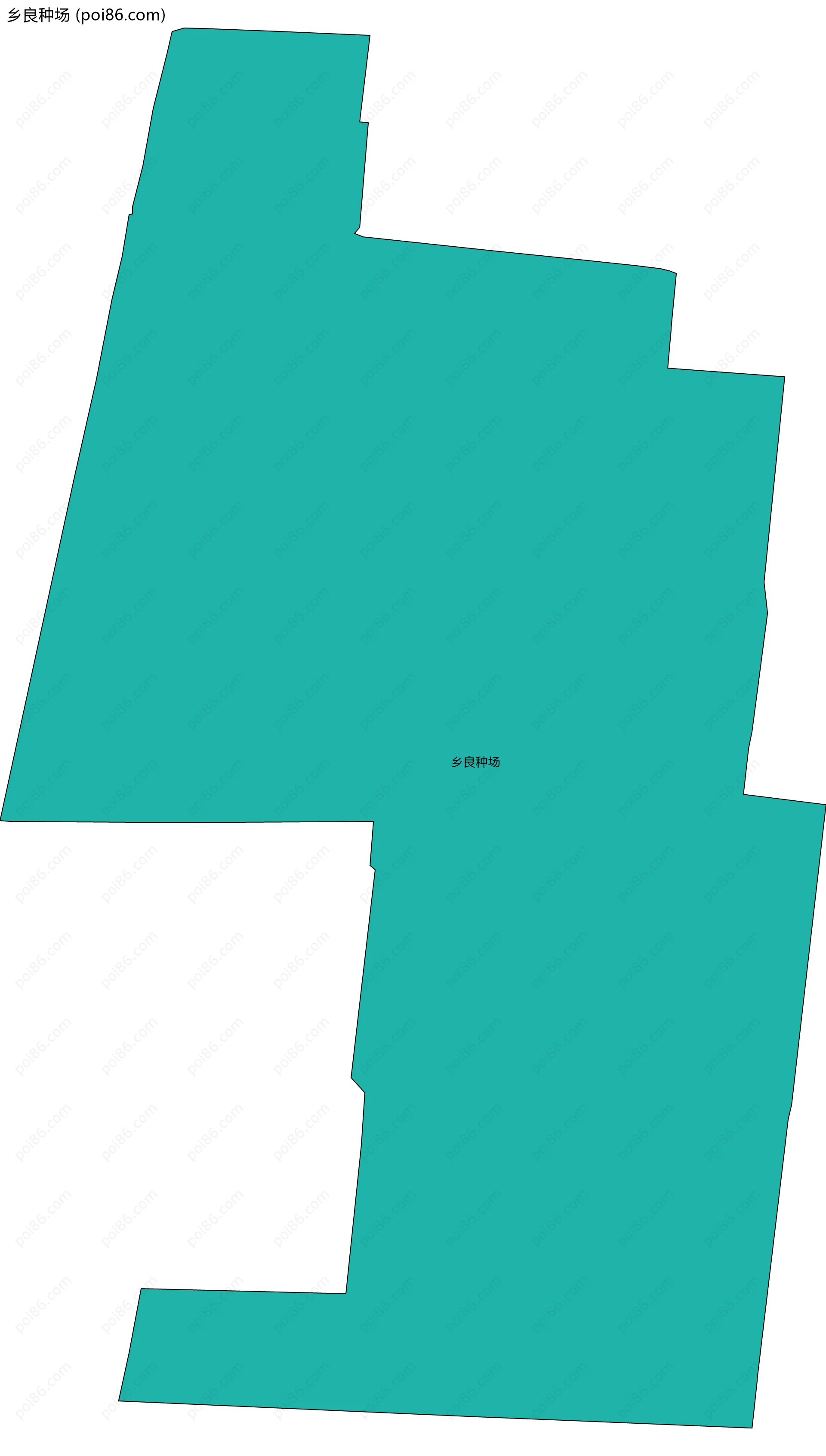 乡良种场边界地图