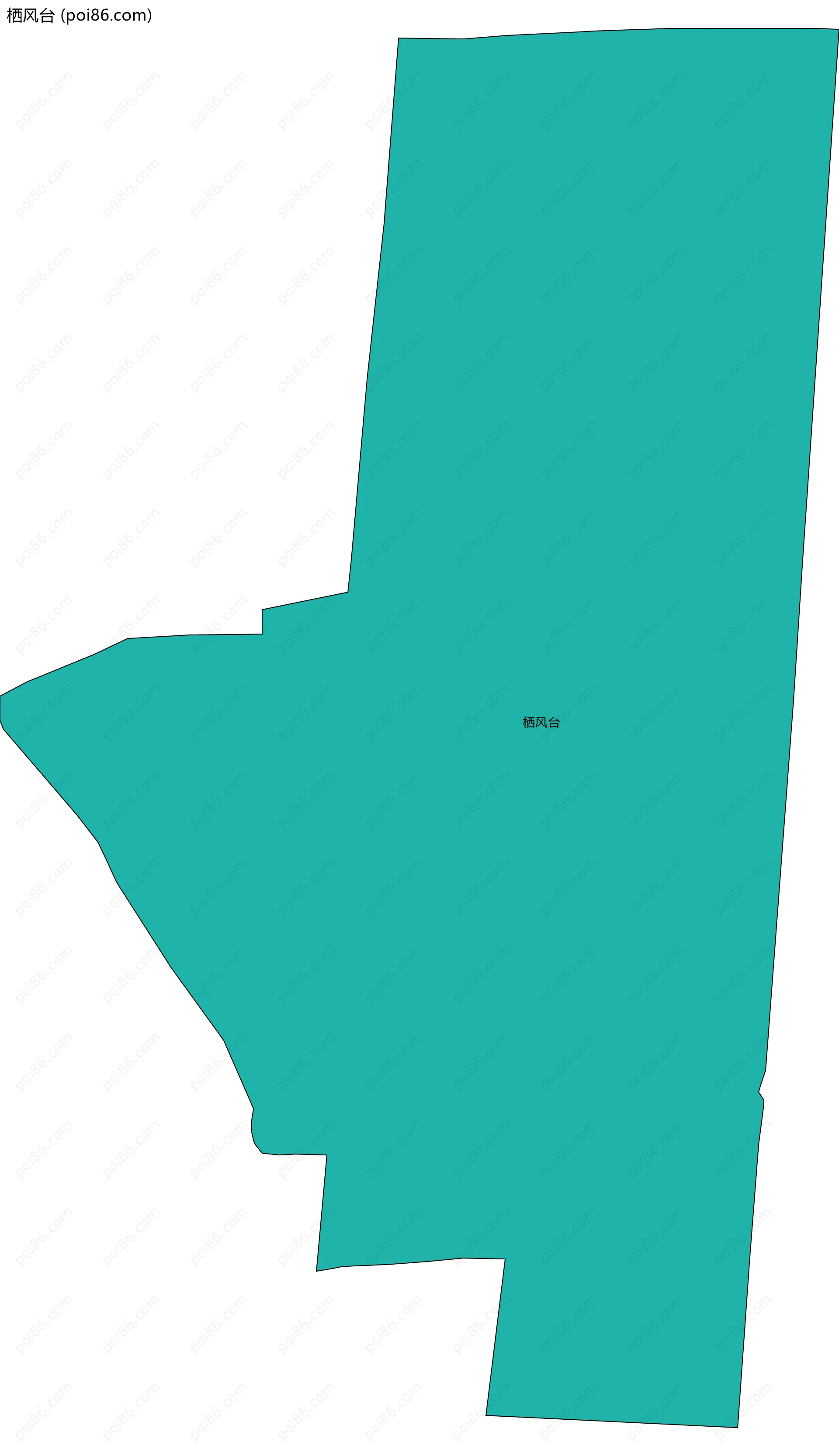 栖风台边界地图