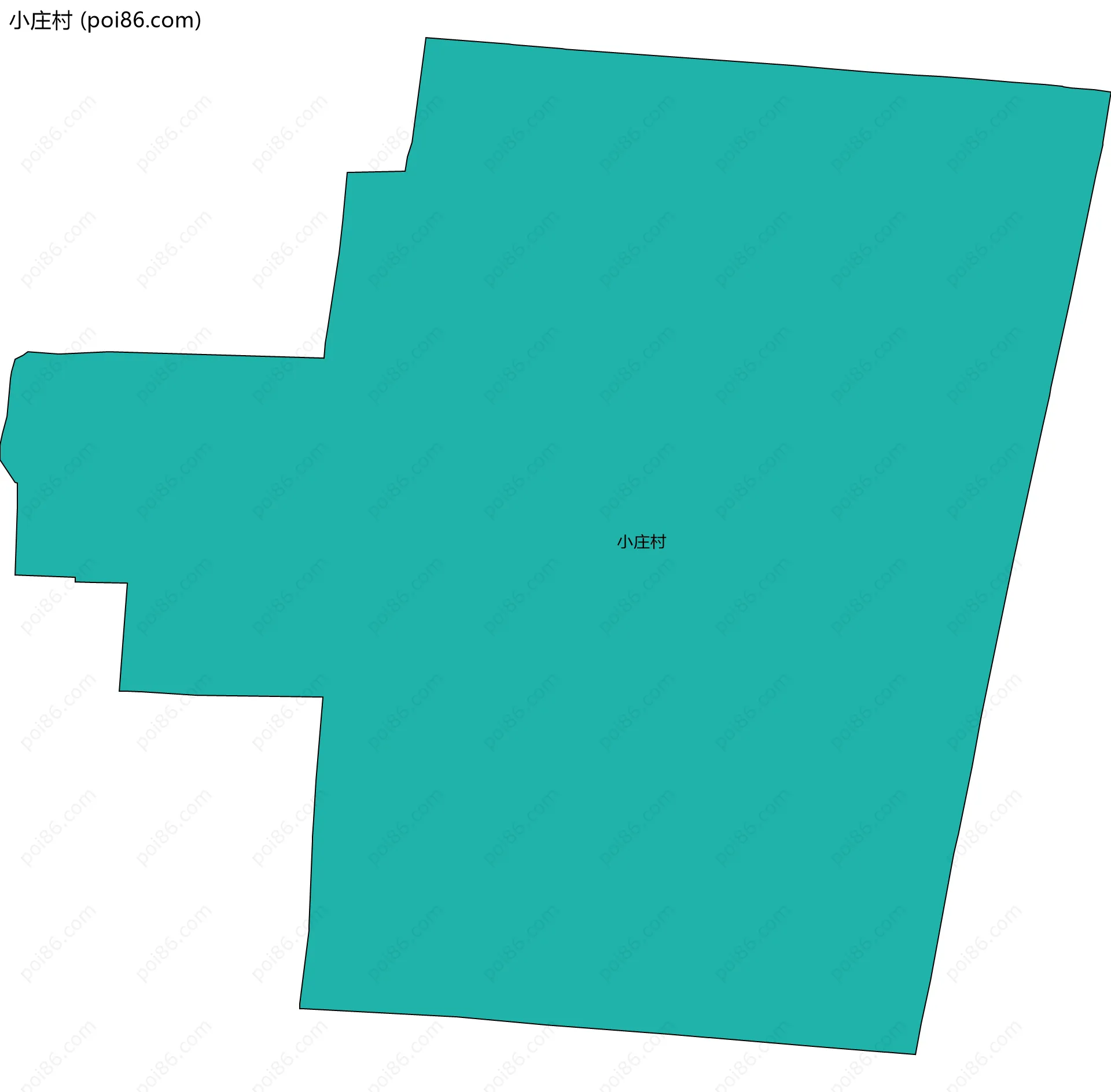 小庄村边界地图
