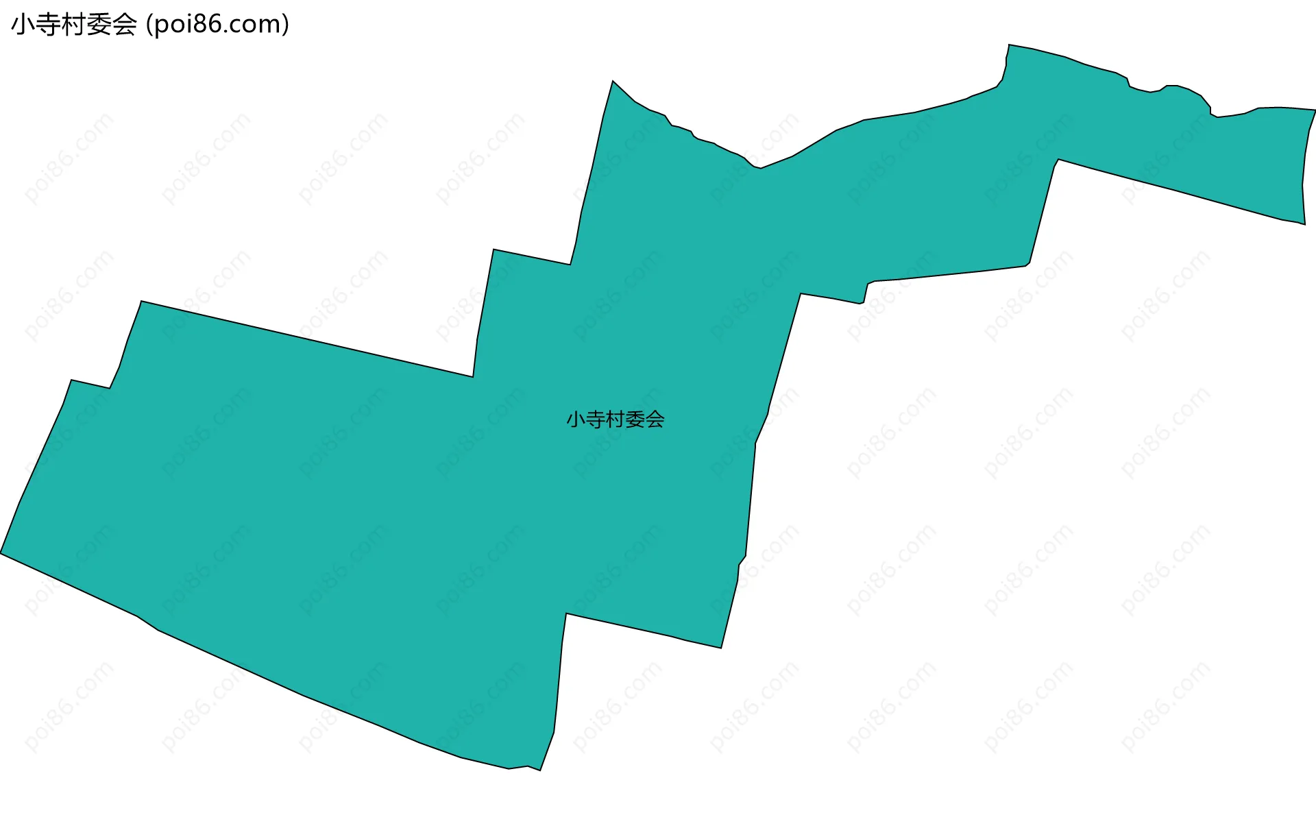 小寺村委会边界地图