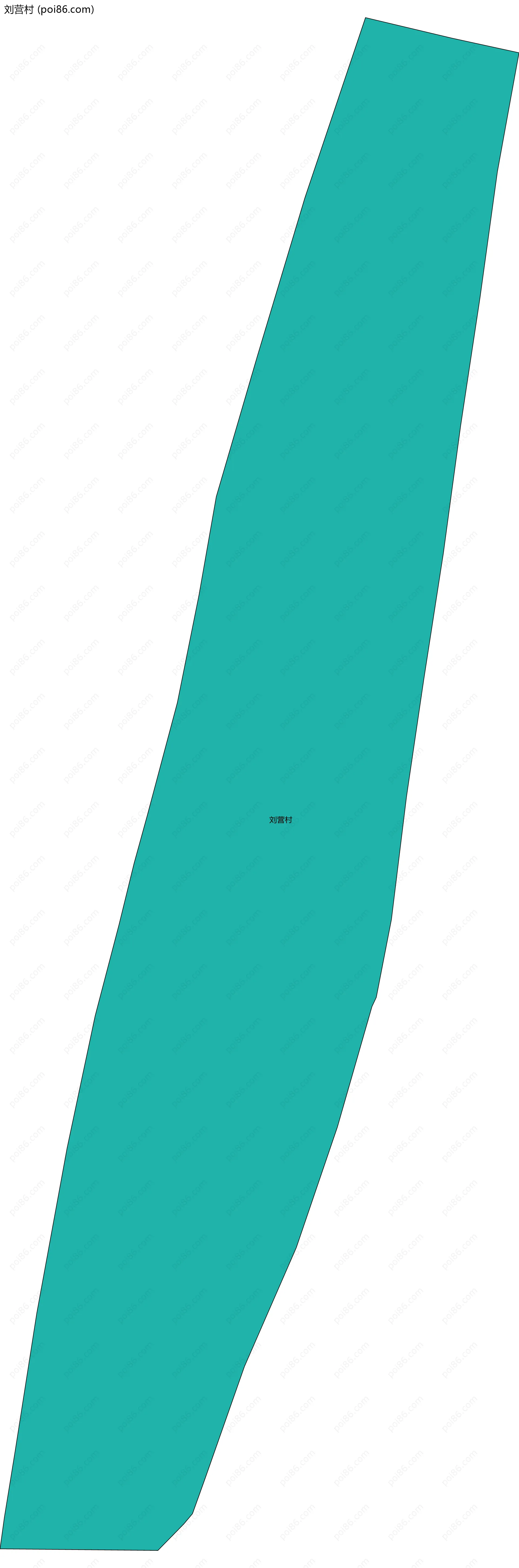 刘营村边界地图