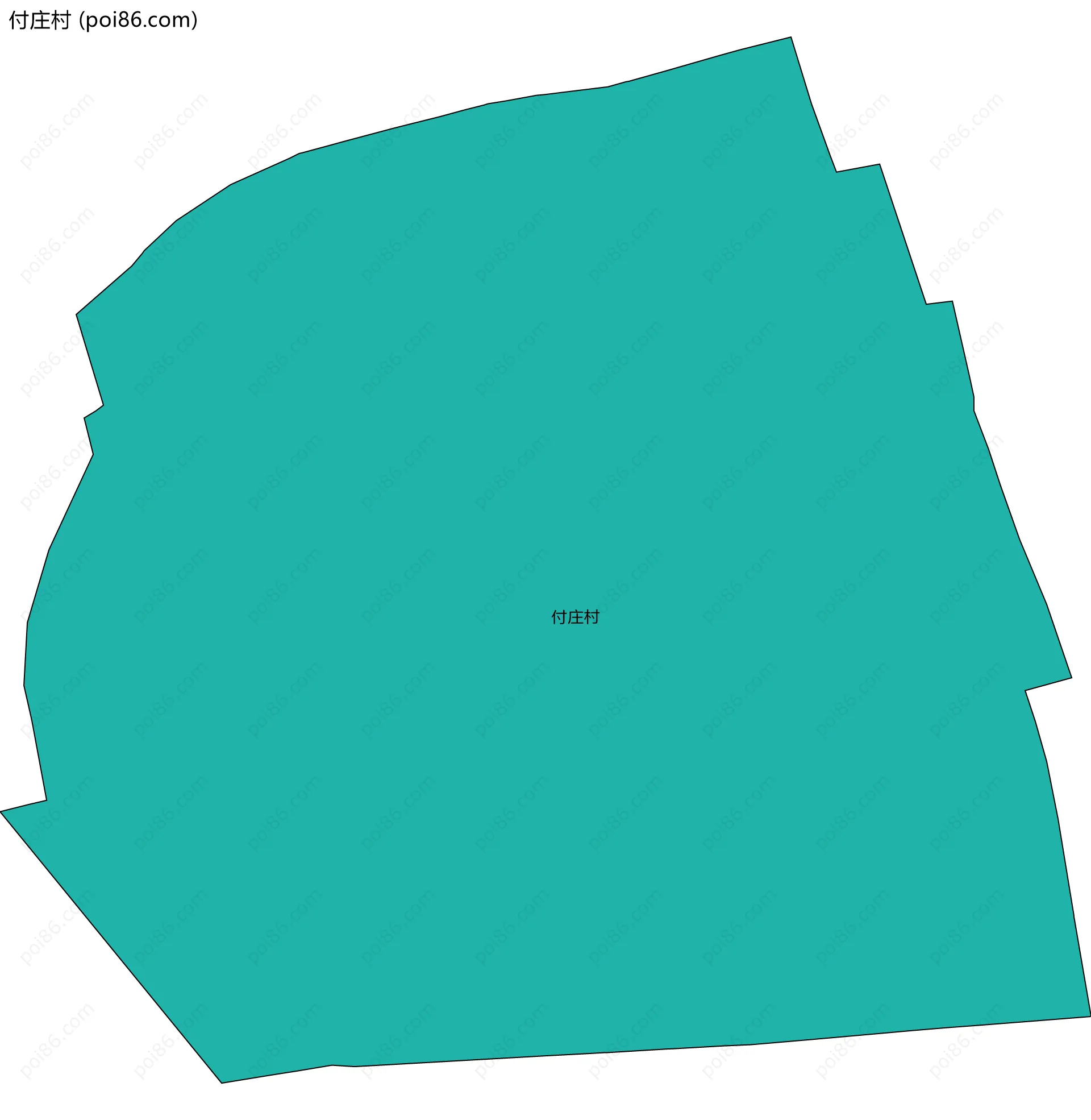 付庄村边界地图