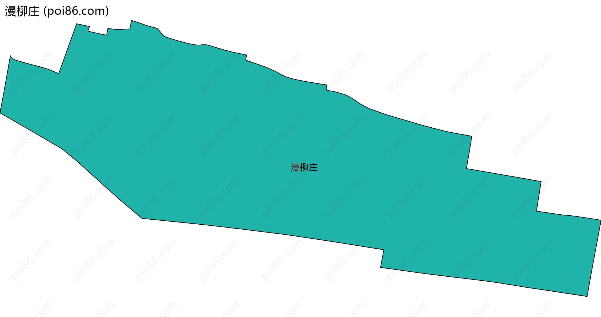 漫柳庄边界地图