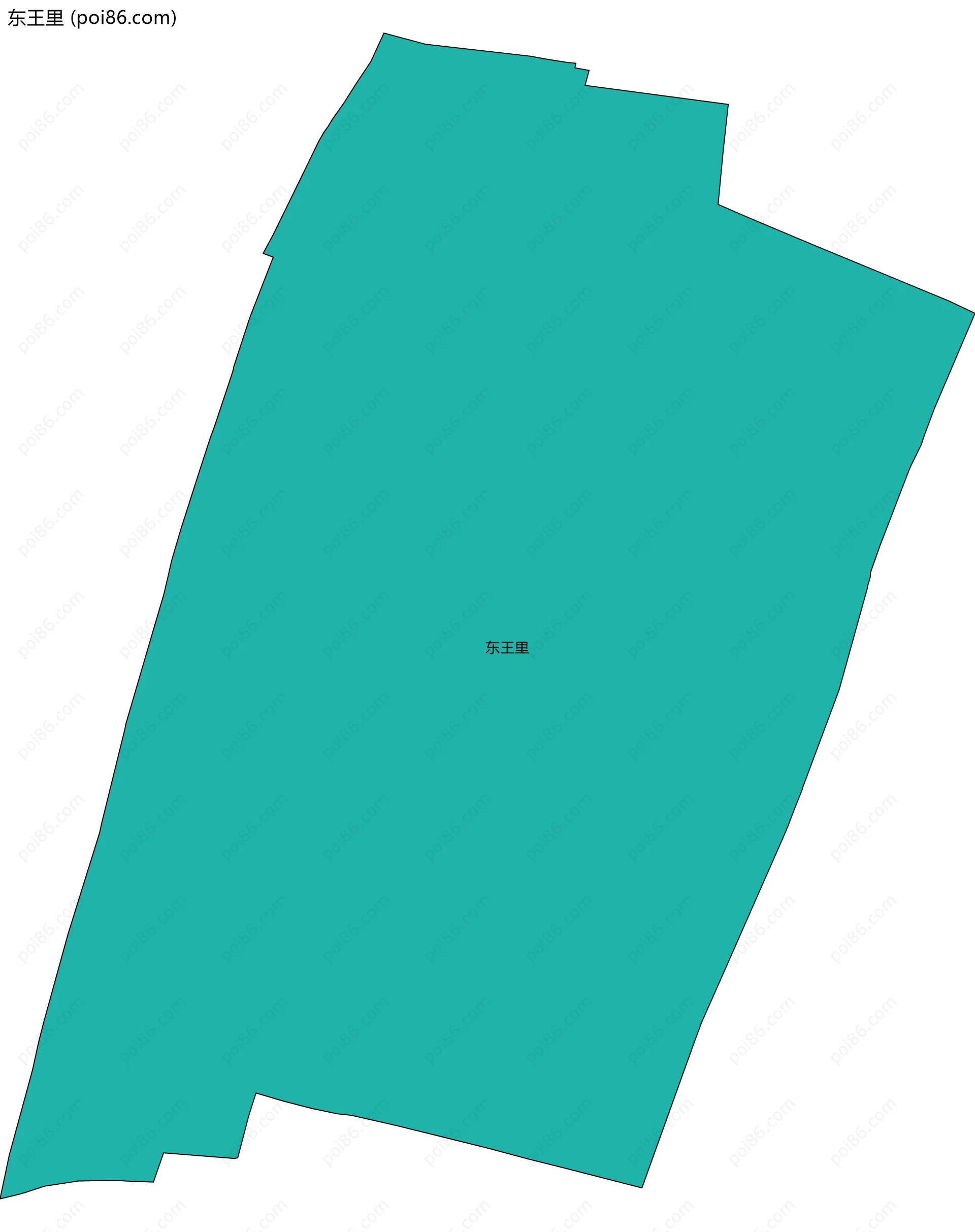 东王里边界地图