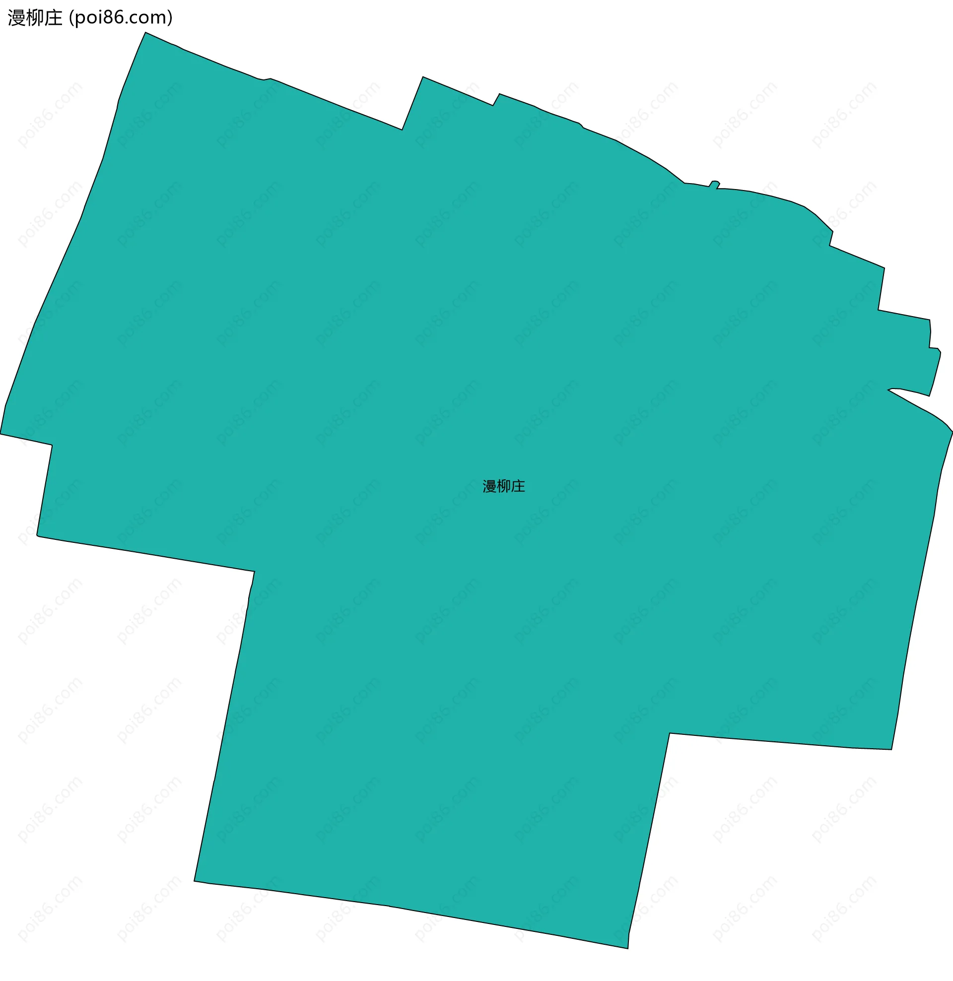 漫柳庄边界地图