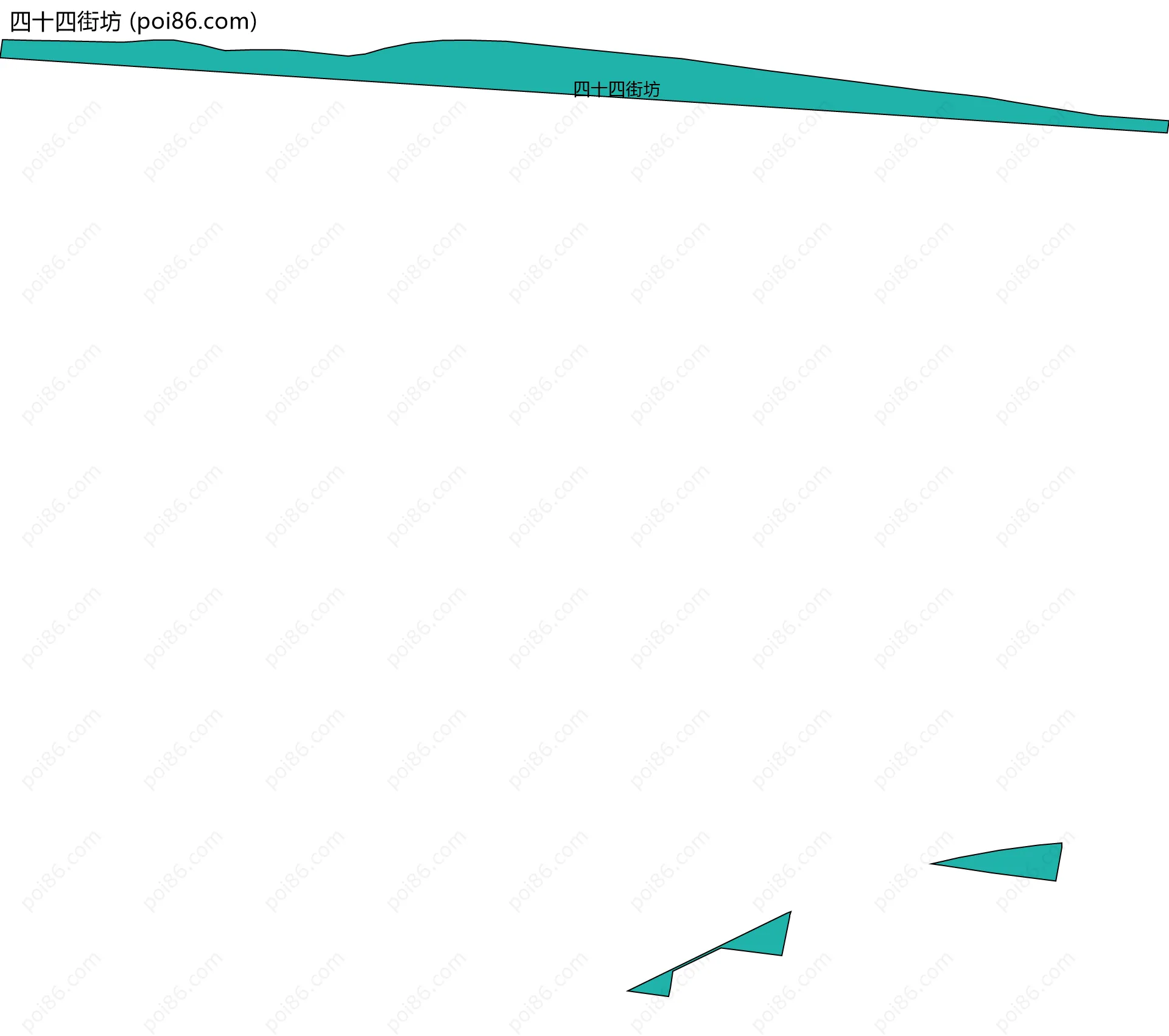 四十四街坊边界地图