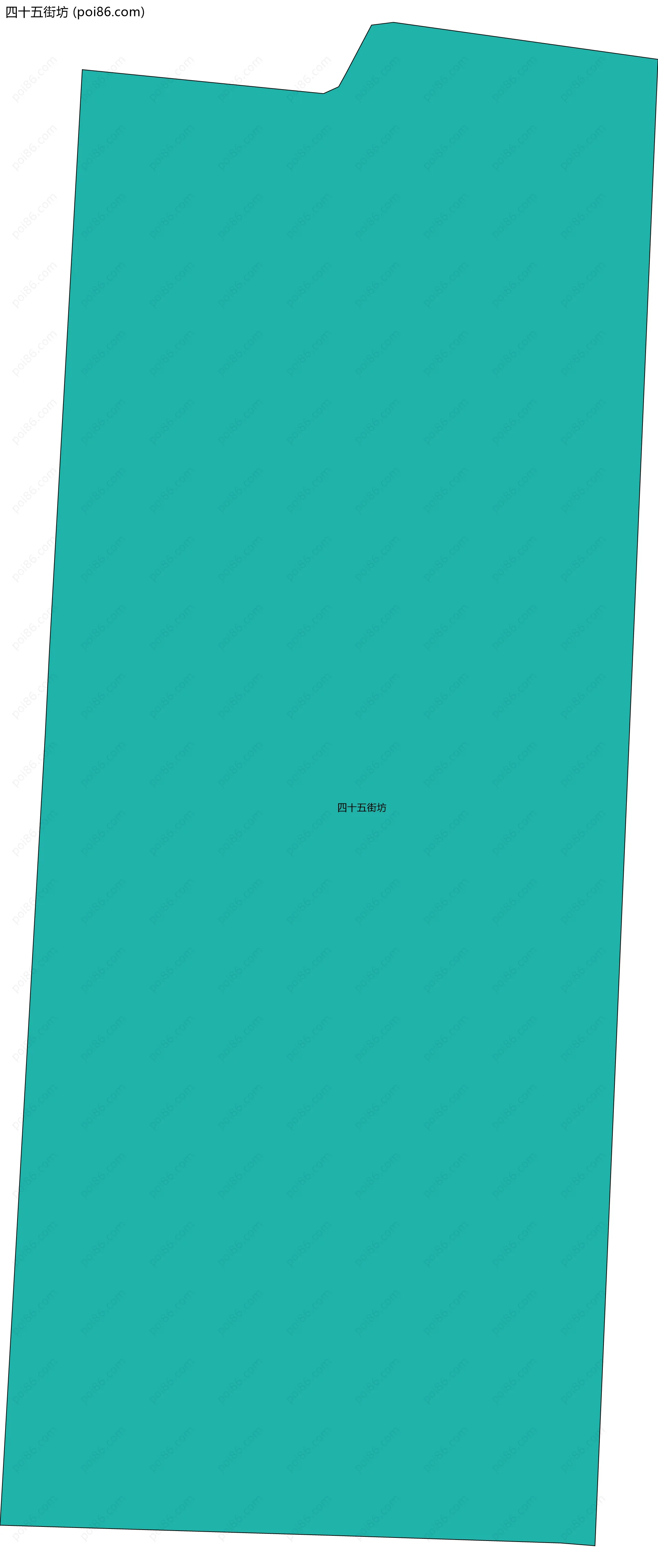 四十五街坊边界地图