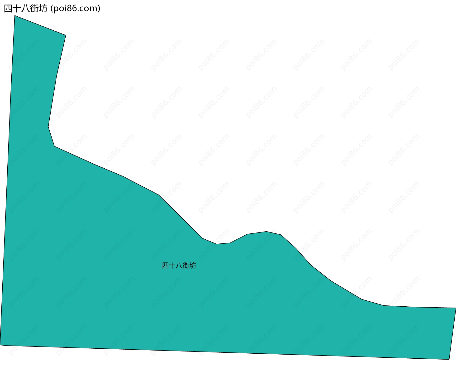 四十八街坊边界地图
