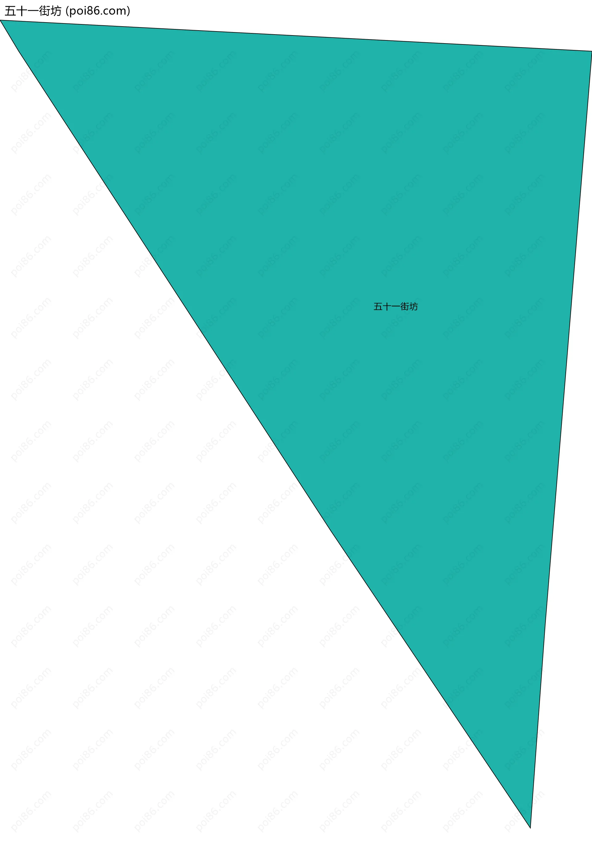 五十一街坊边界地图