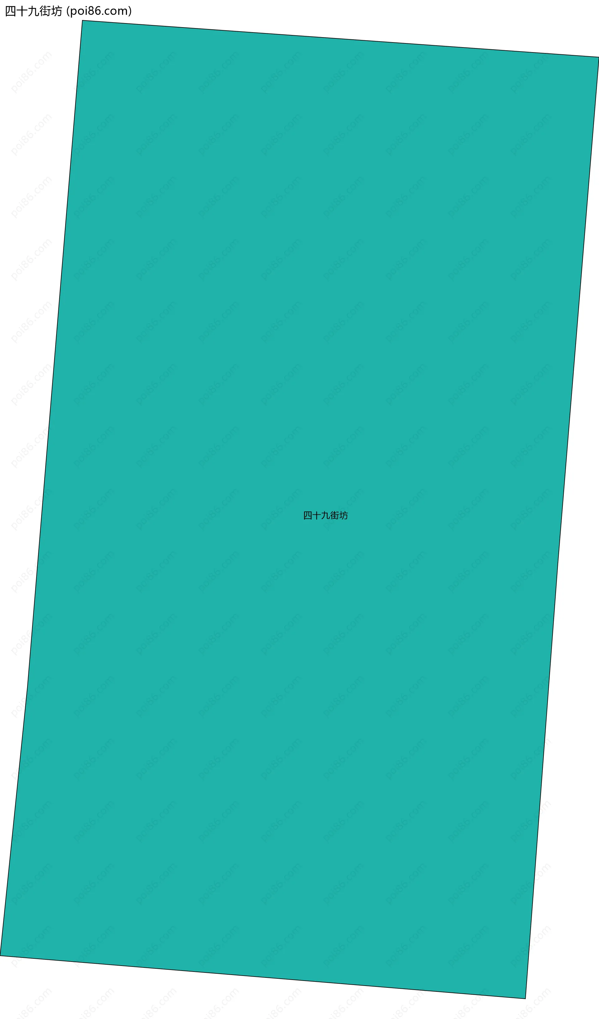 四十九街坊边界地图