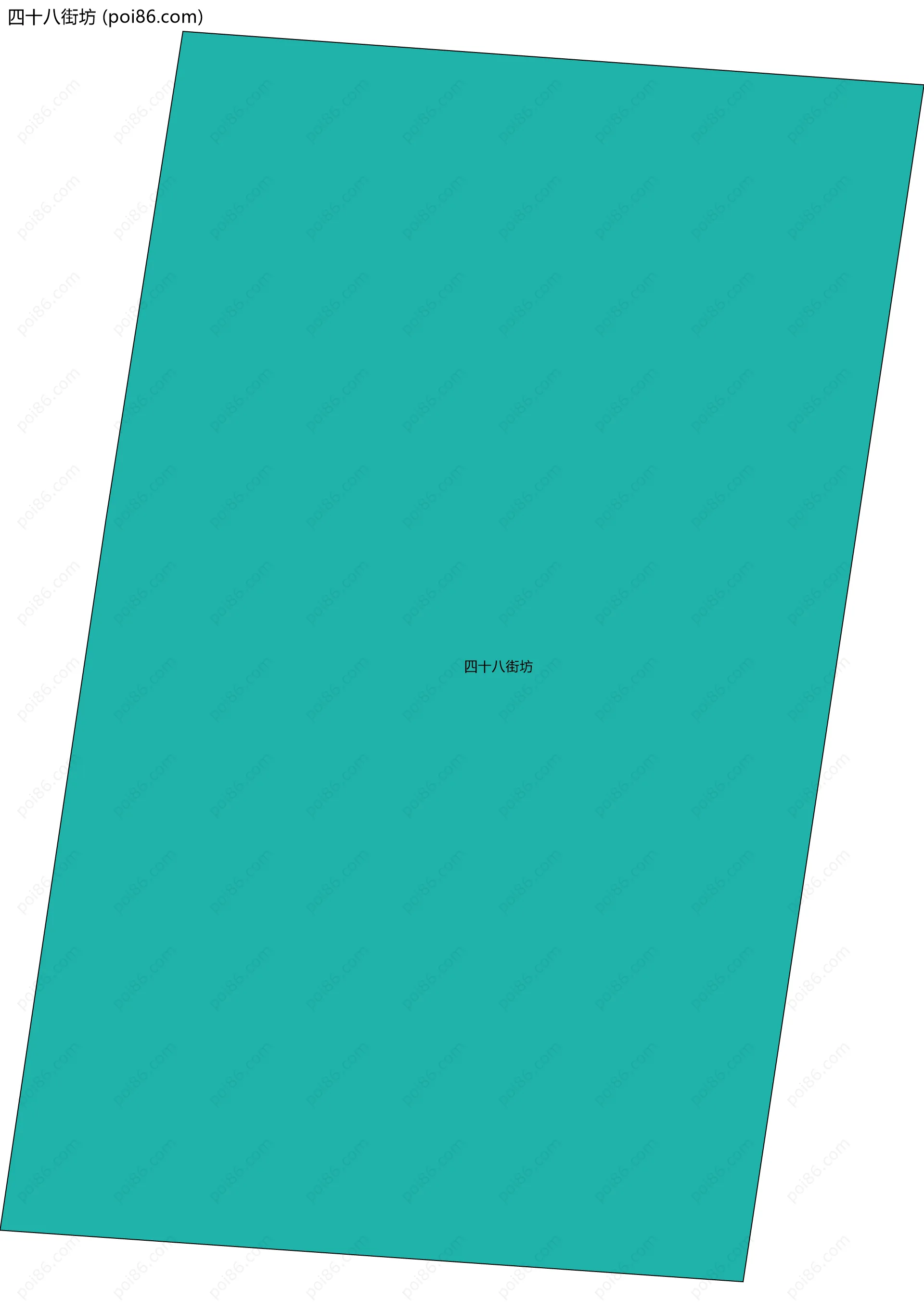 四十八街坊边界地图