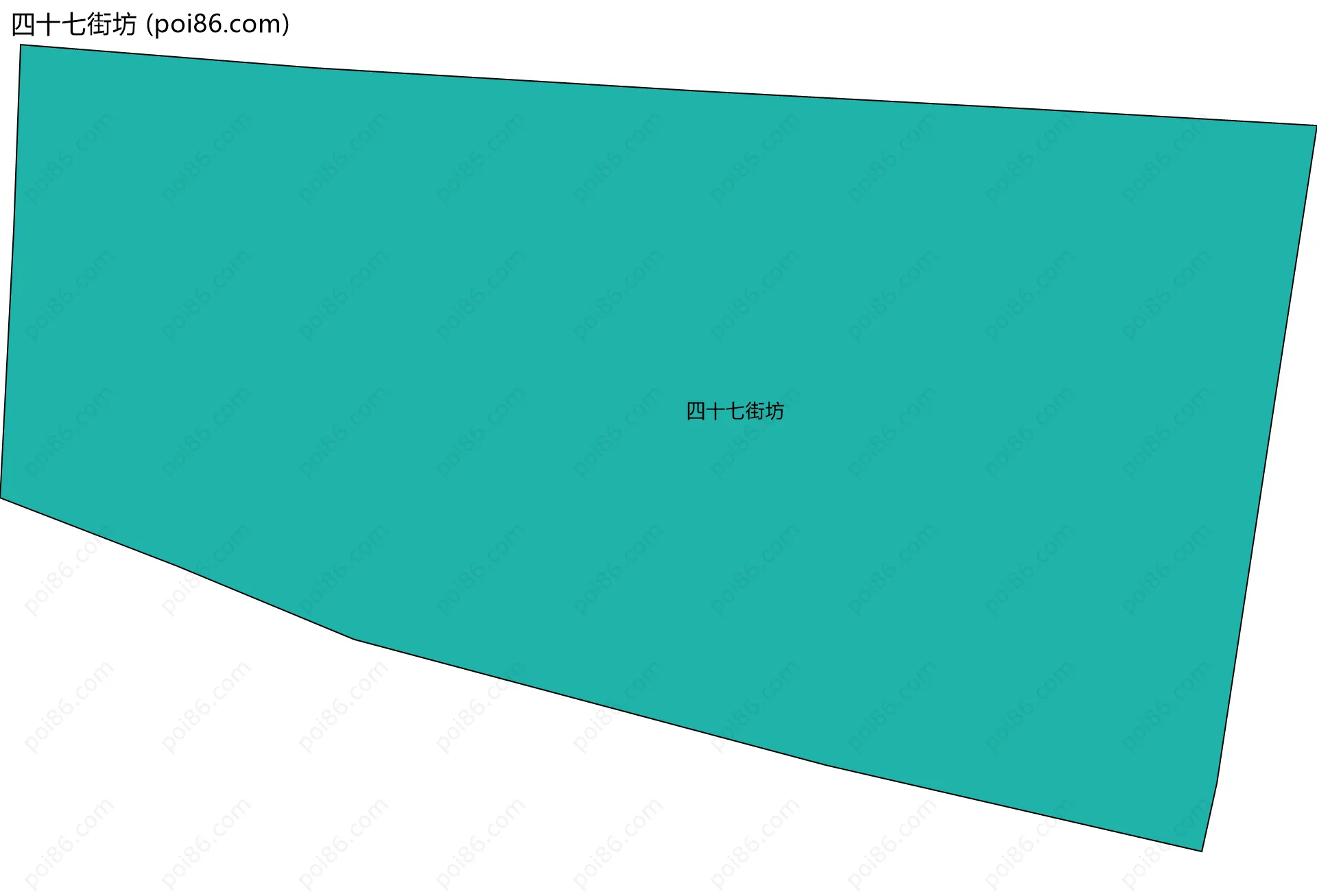 四十七街坊边界地图