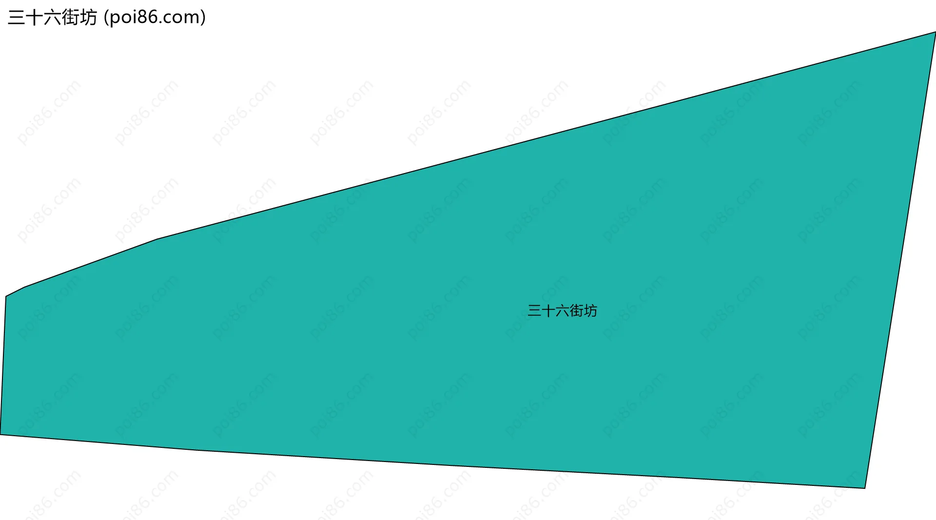 三十六街坊边界地图