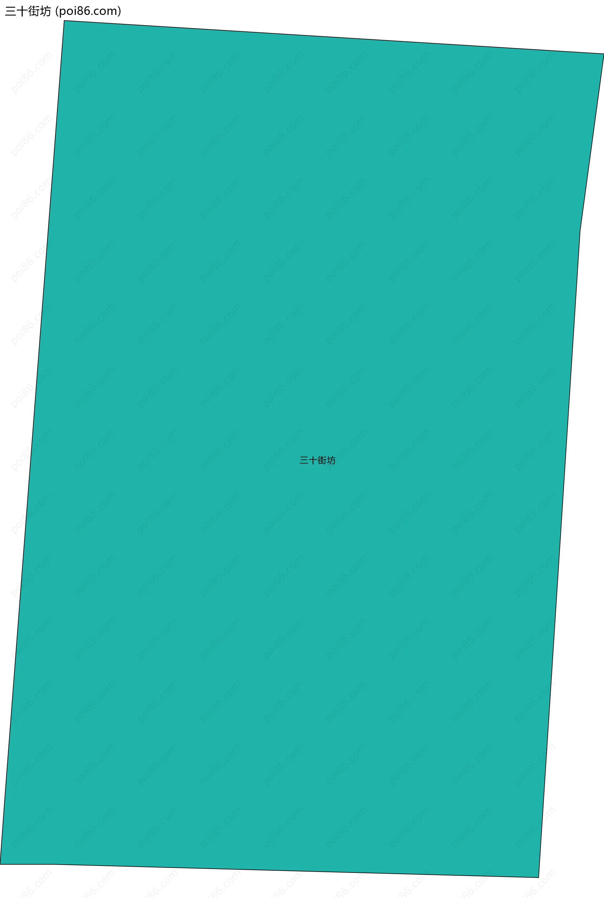 三十街坊边界地图