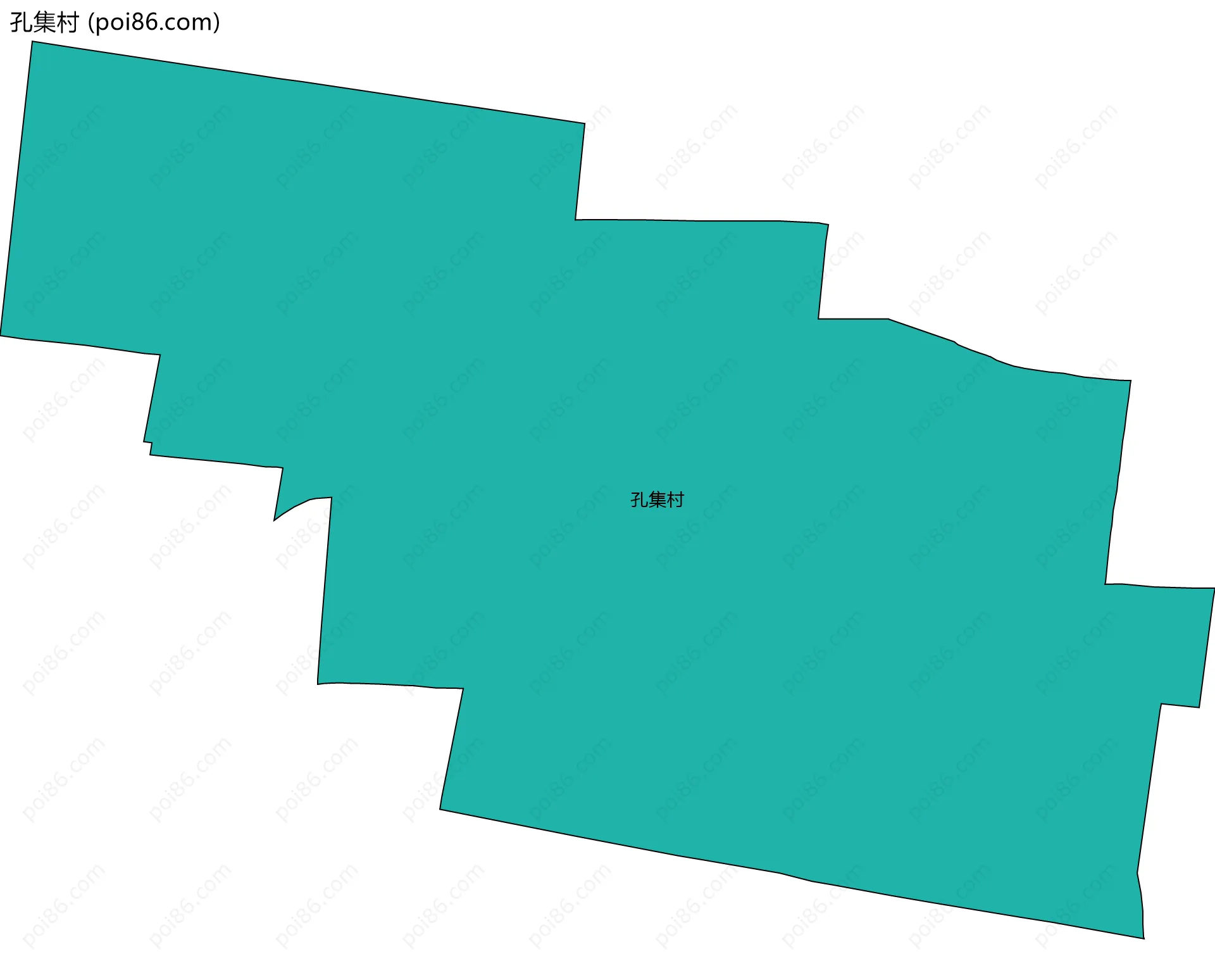 孔集村边界地图