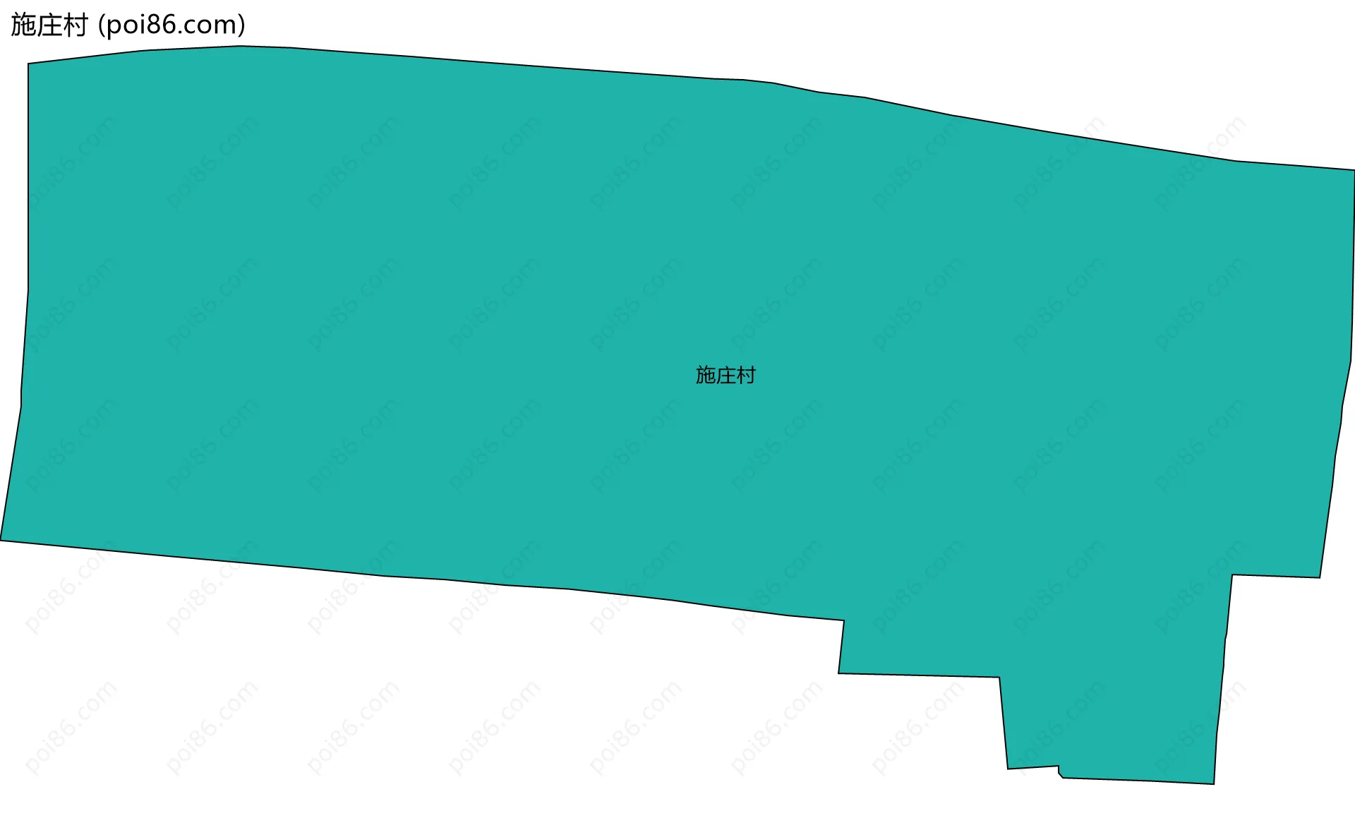 施庄村边界地图