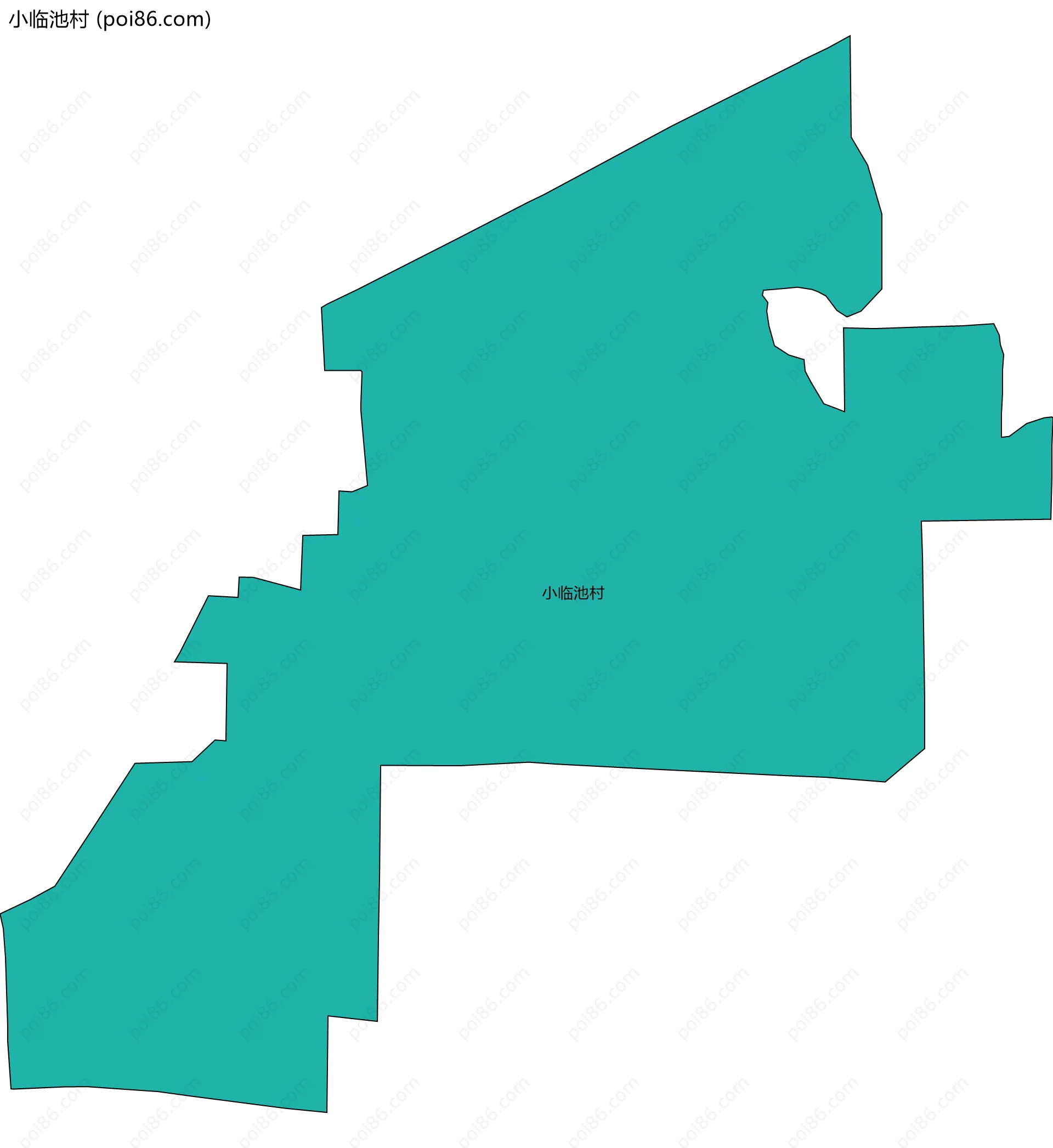 小临池村边界地图