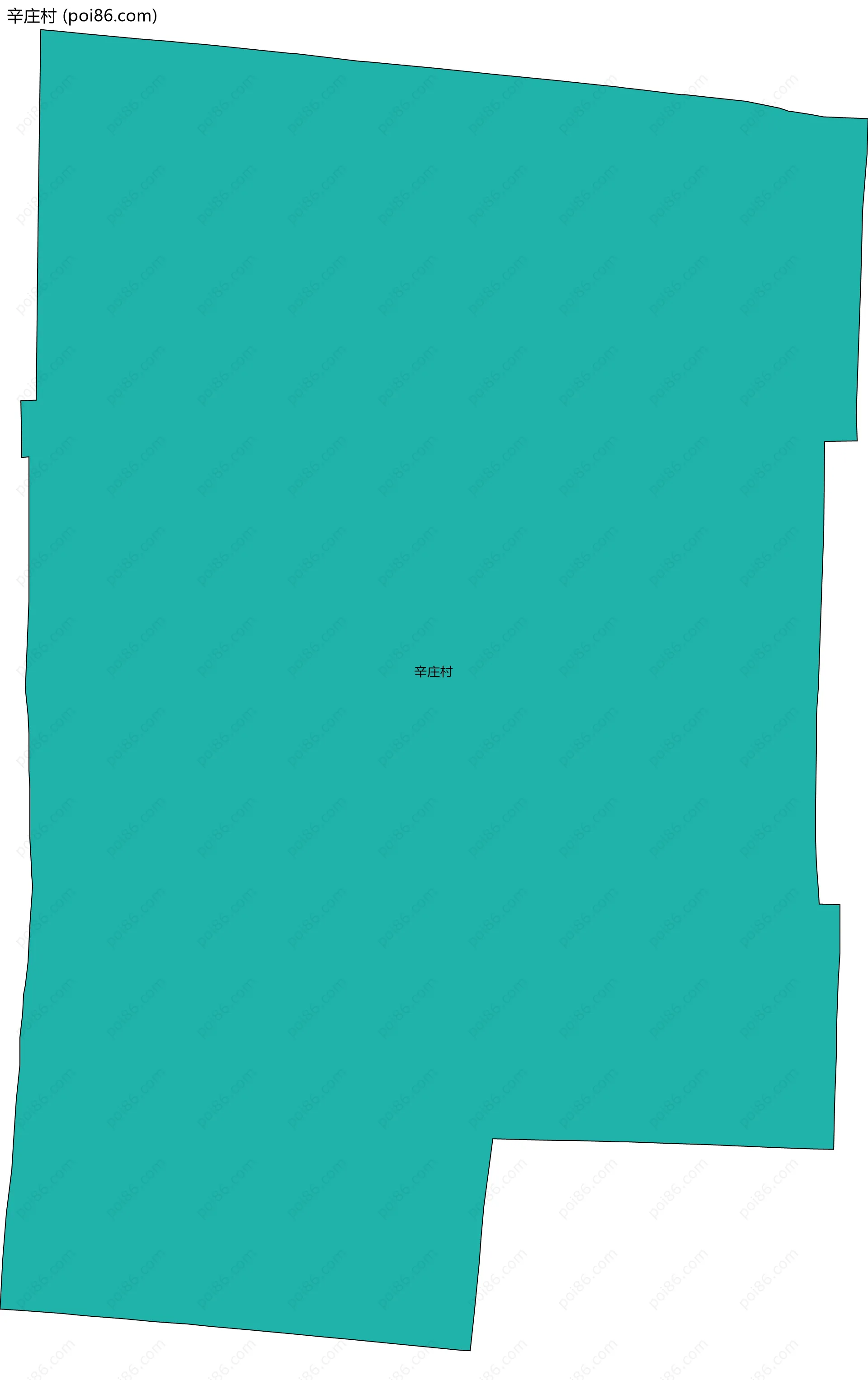 辛庄村边界地图