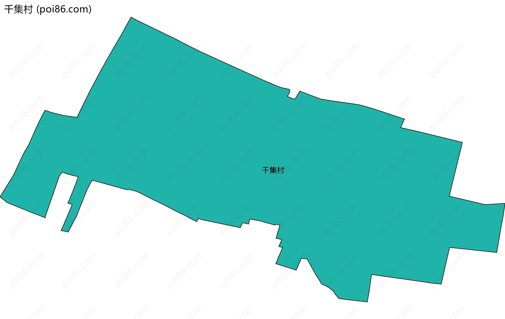 千集村边界地图