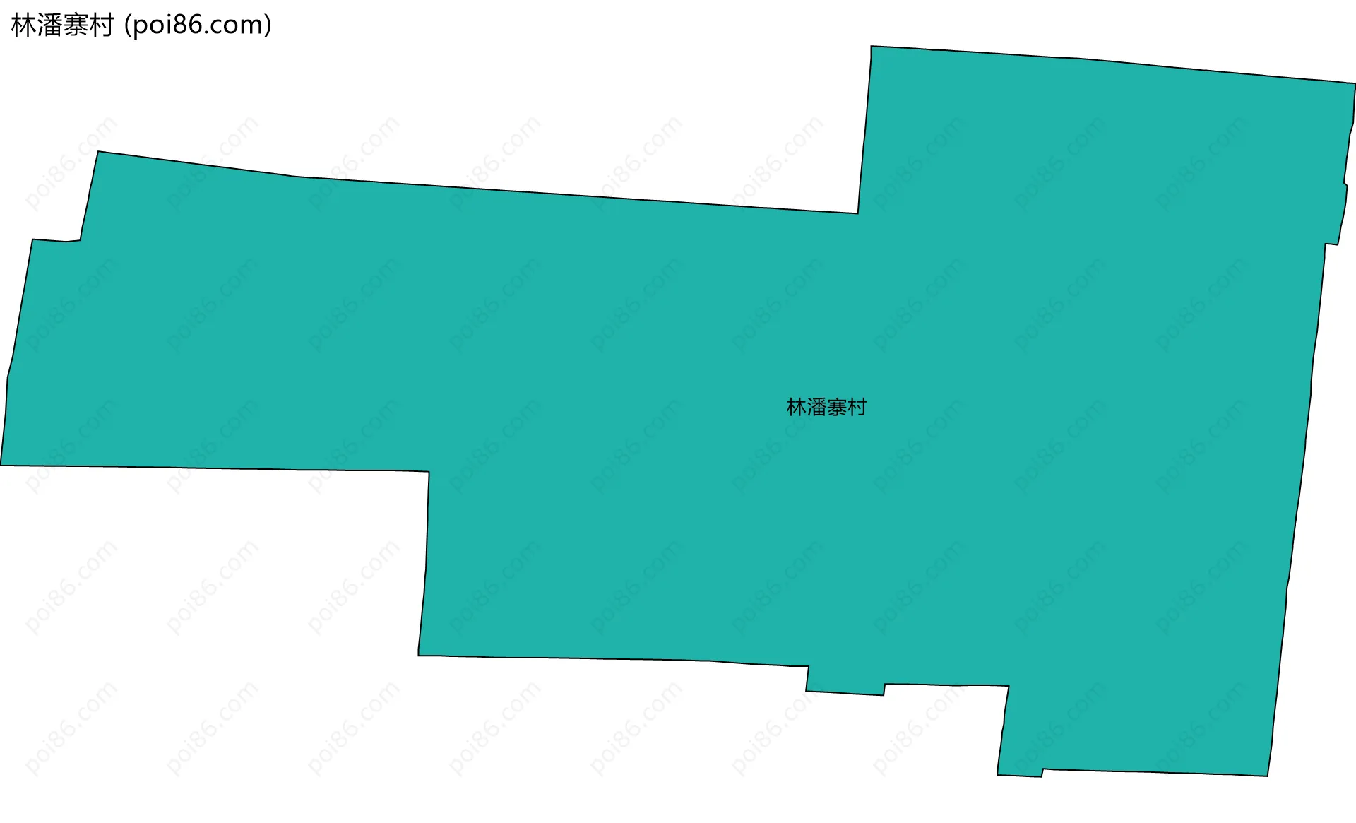 林潘寨村边界地图