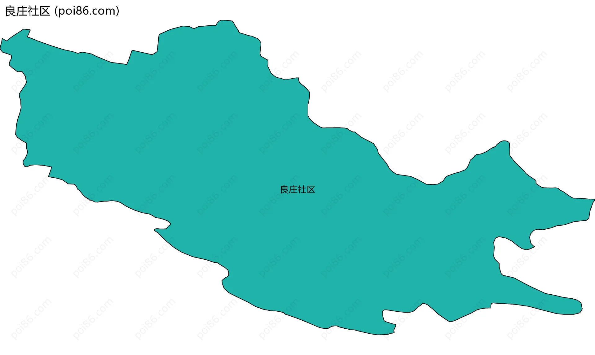 良庄社区边界地图