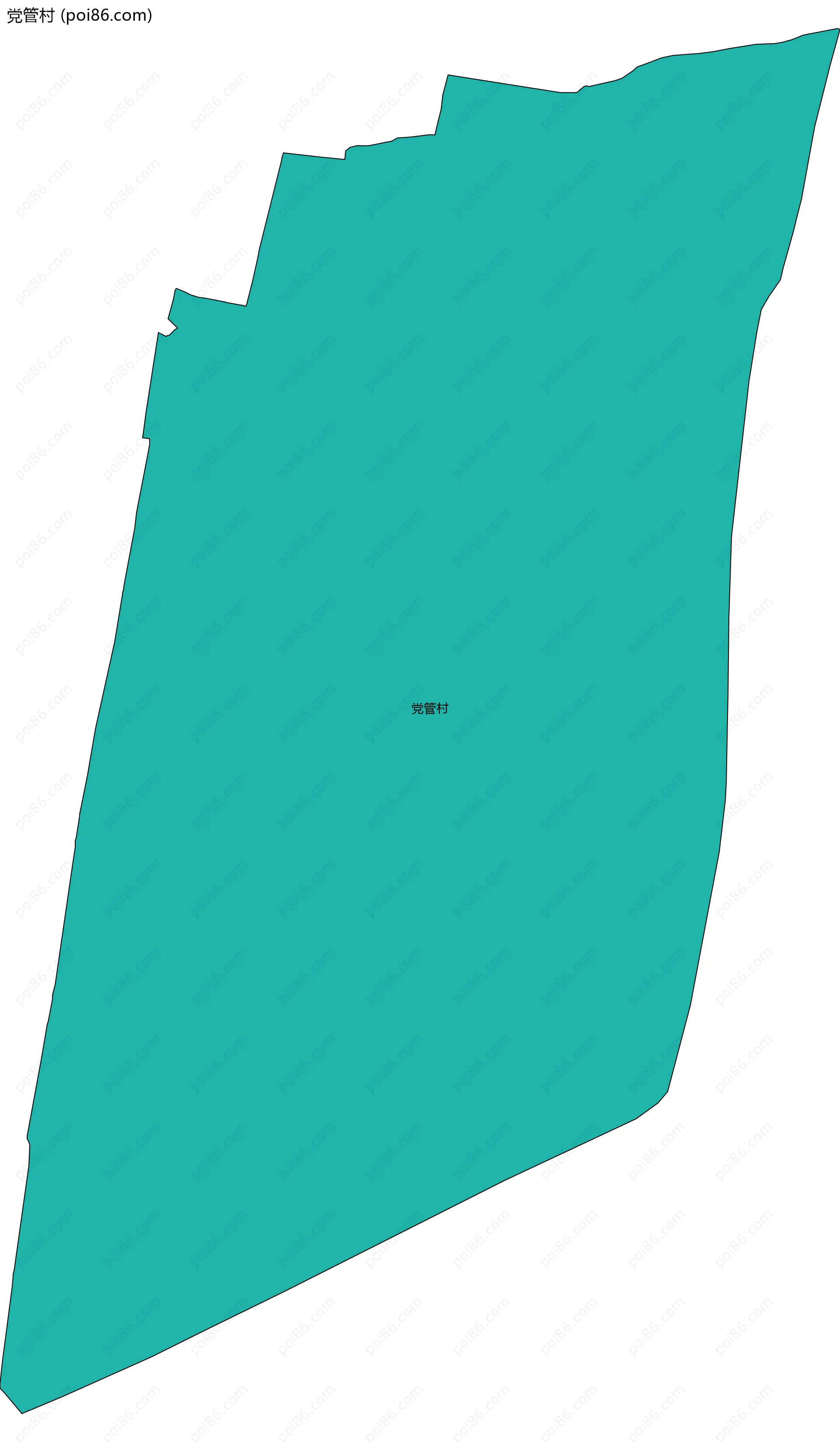 党管村边界地图