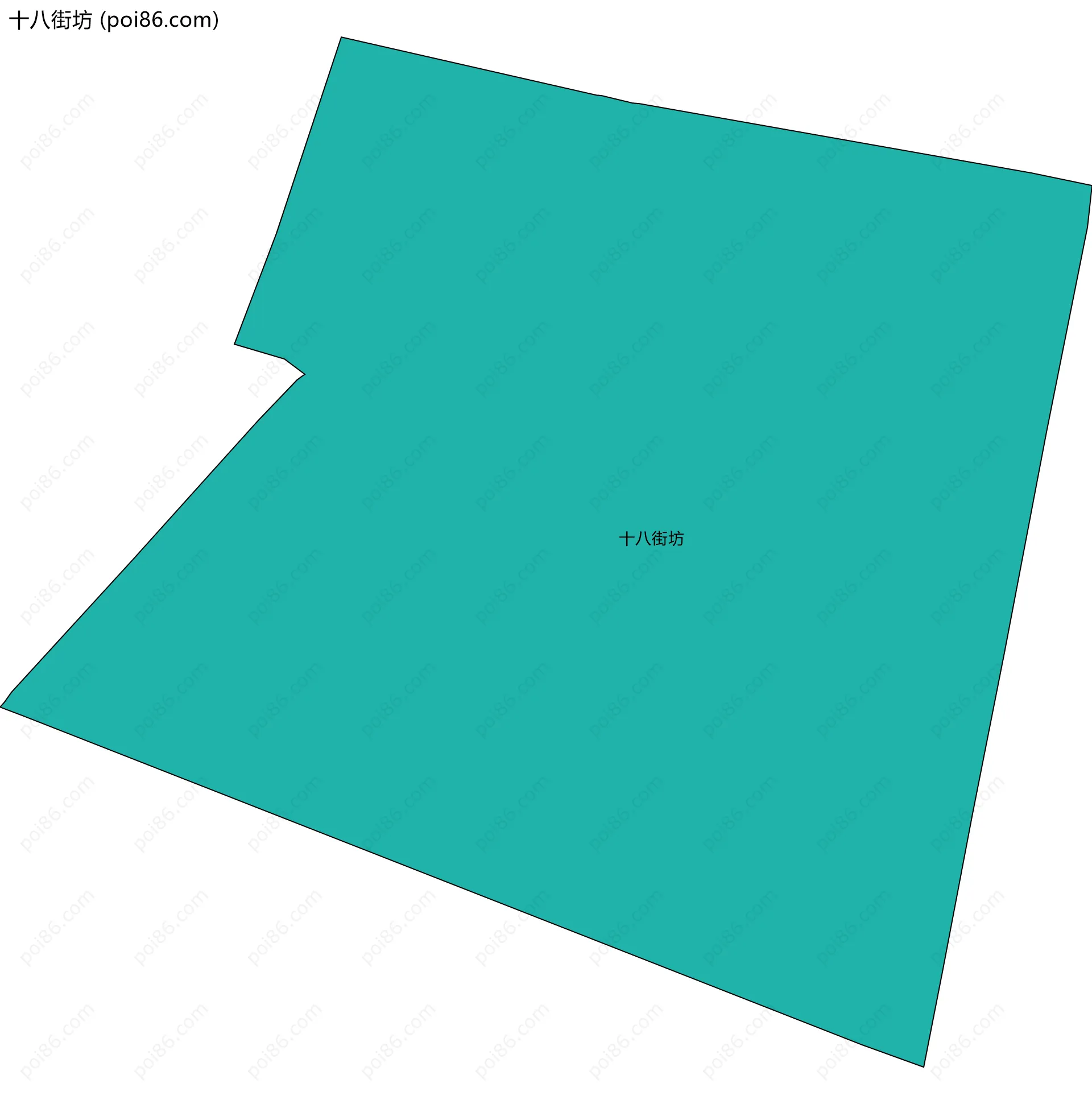 十八街坊边界地图