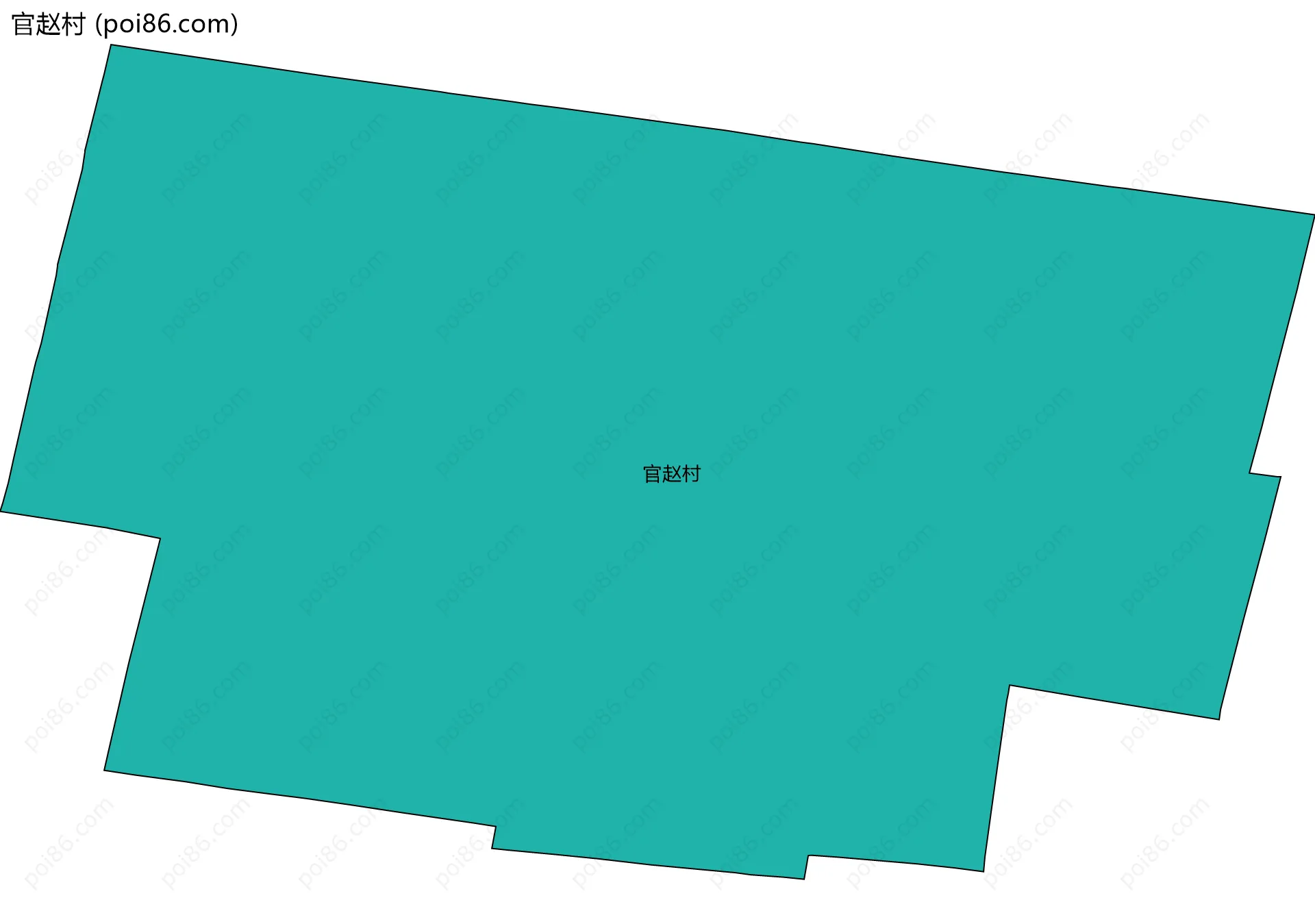 官赵村边界地图