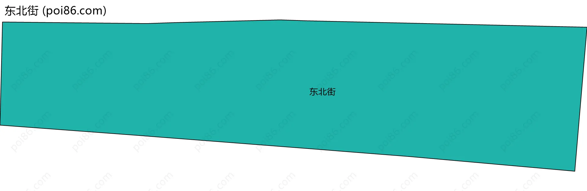 东北街边界地图