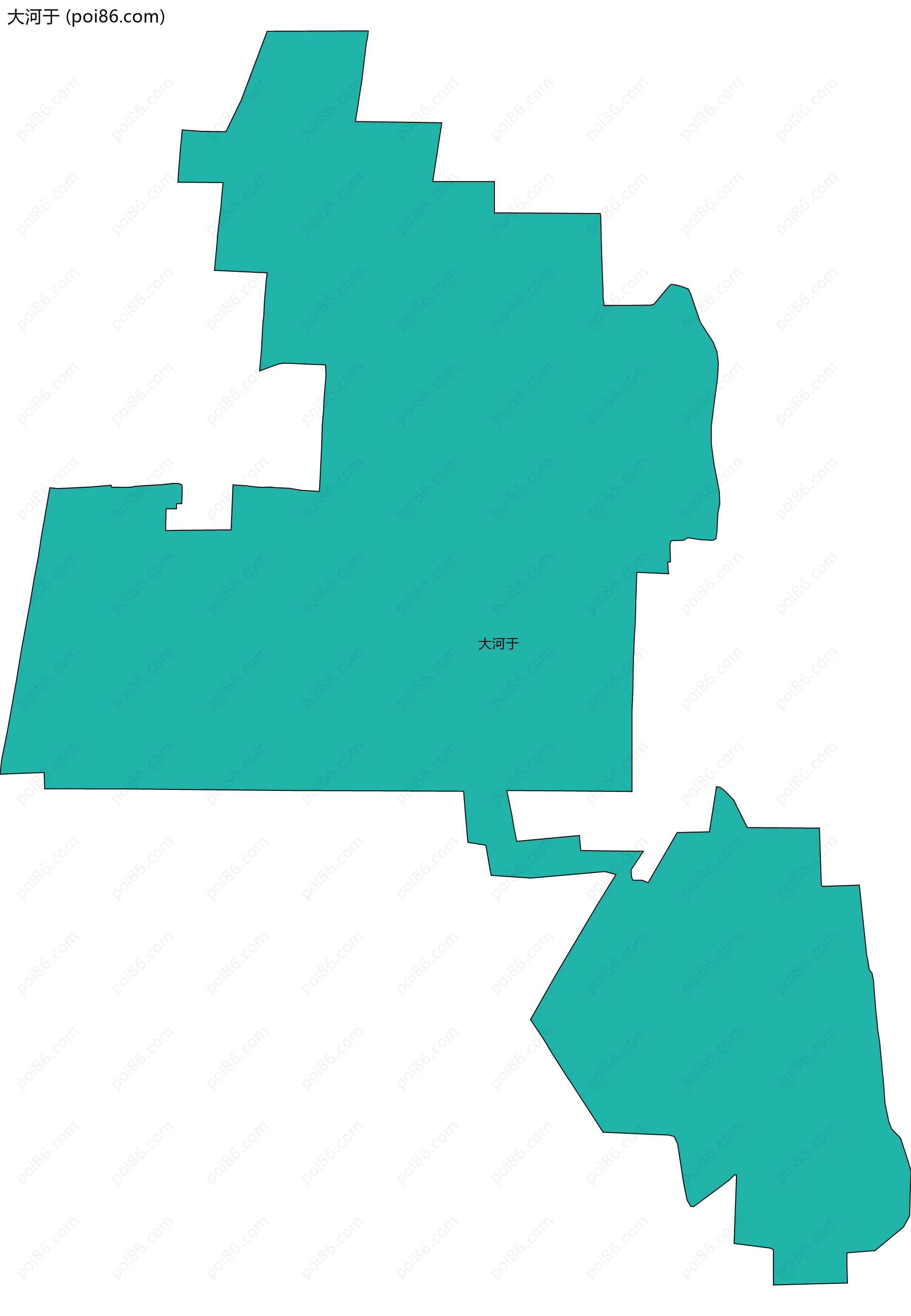 大河于边界地图