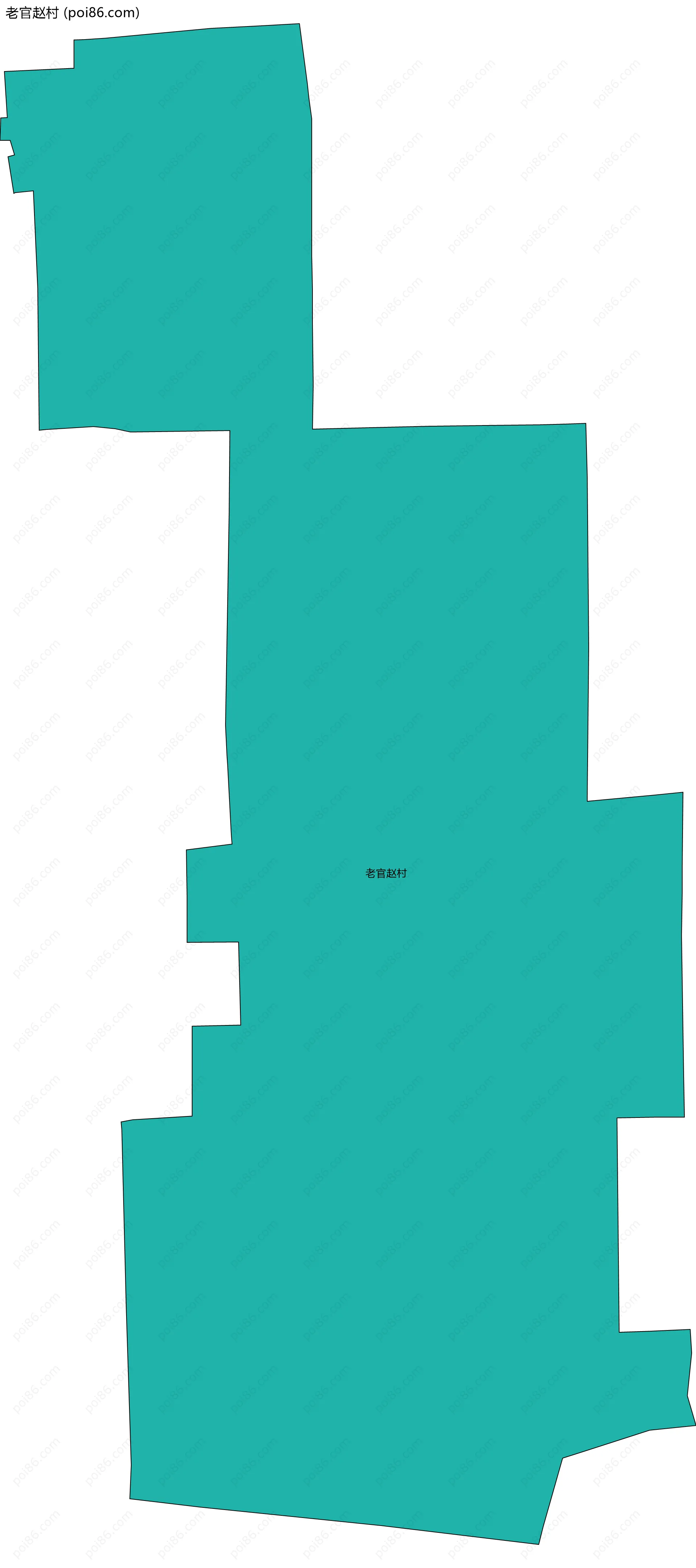 老官赵村边界地图