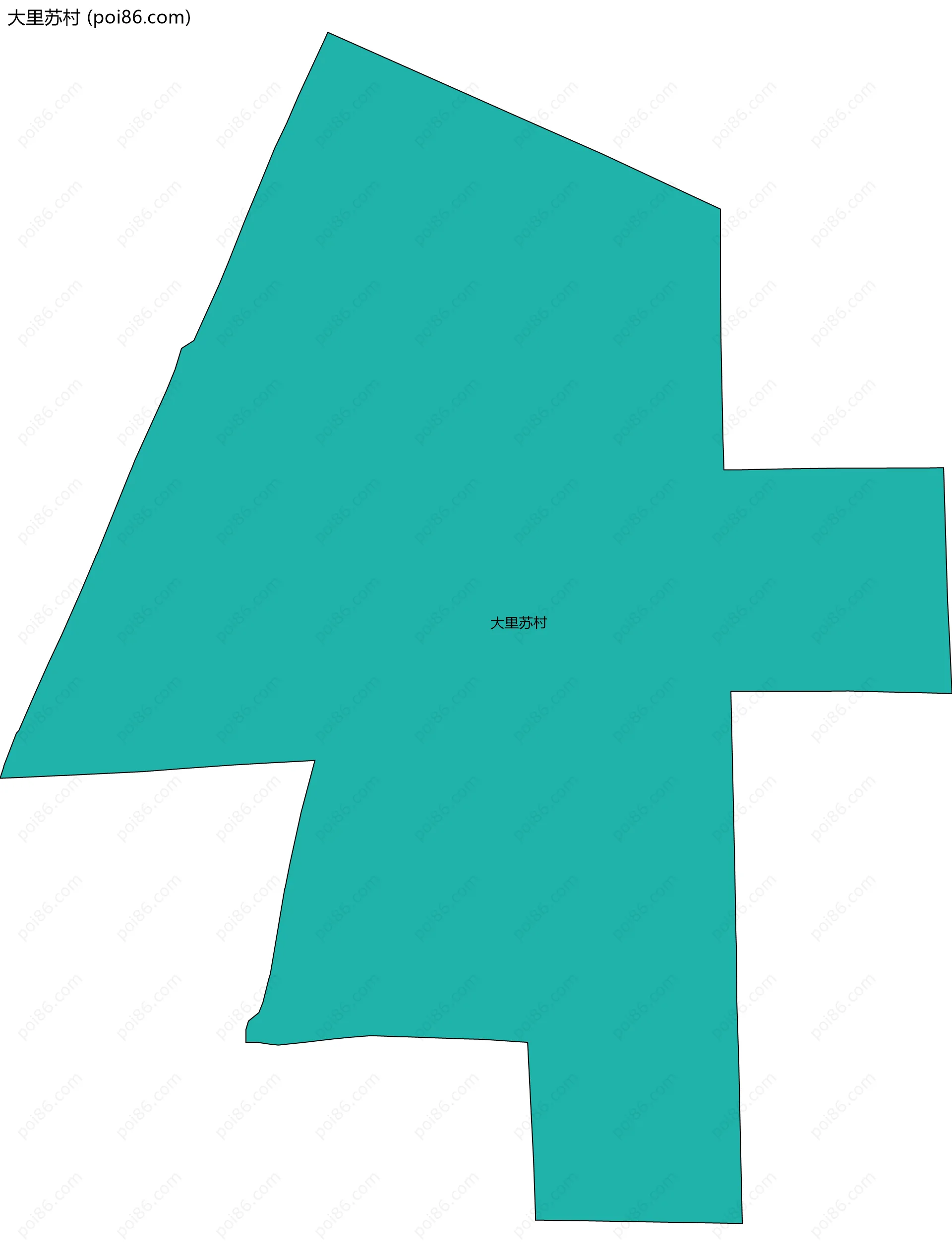 大里苏村边界地图