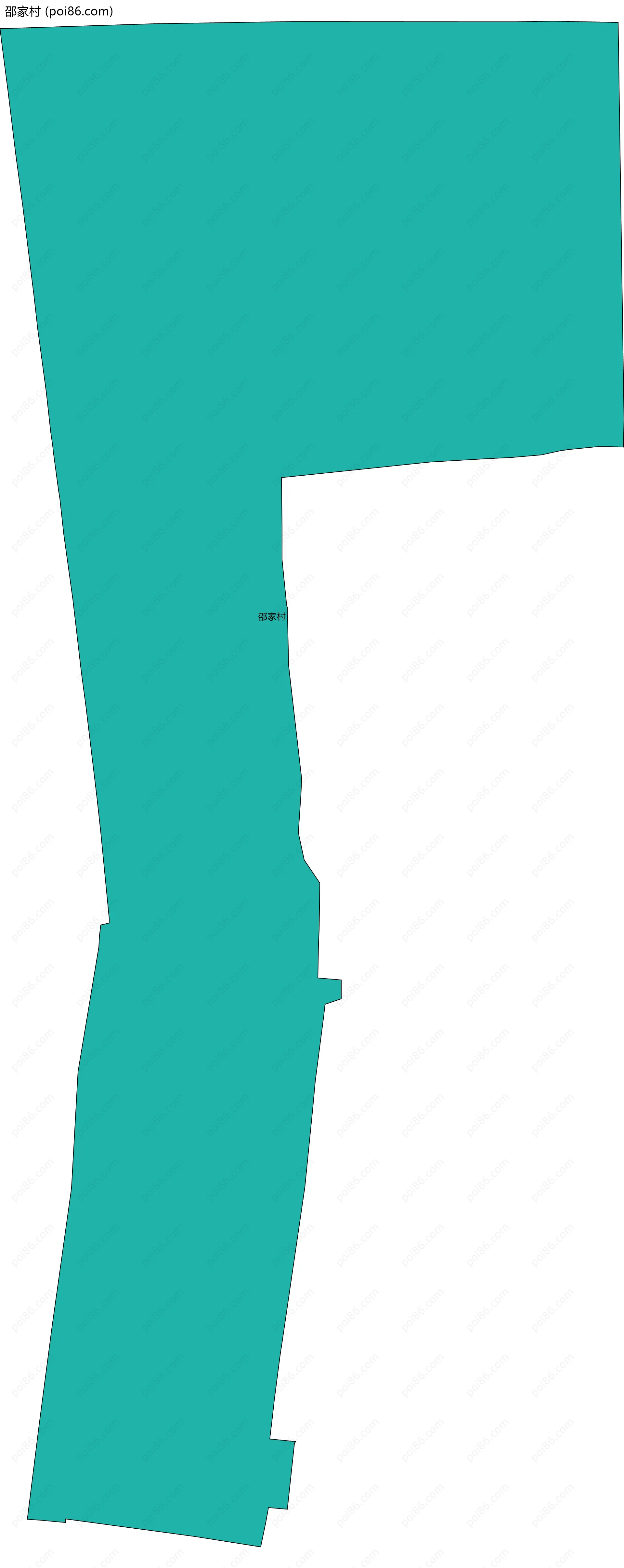 邵家村边界地图