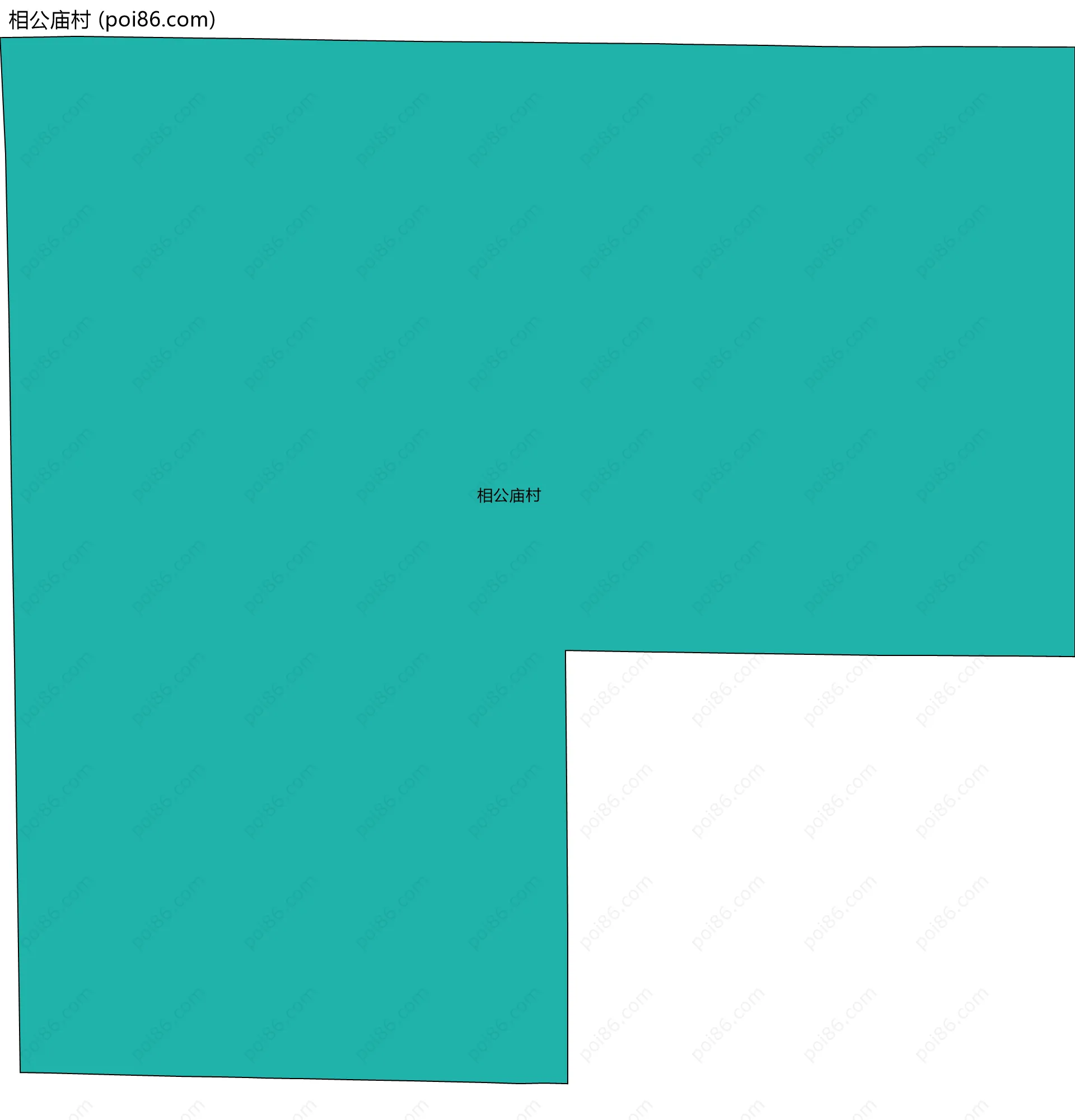 相公庙村边界地图