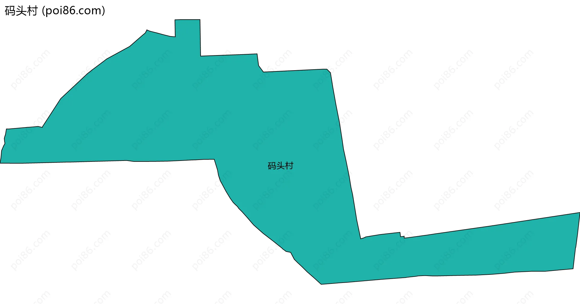 码头村边界地图
