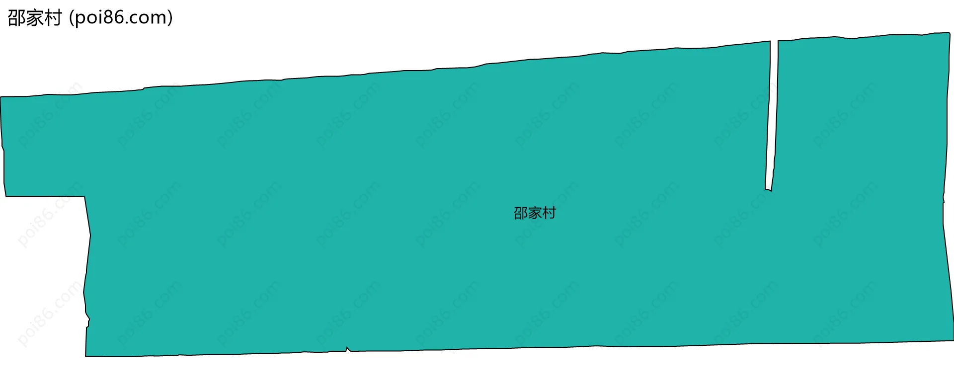 邵家村边界地图