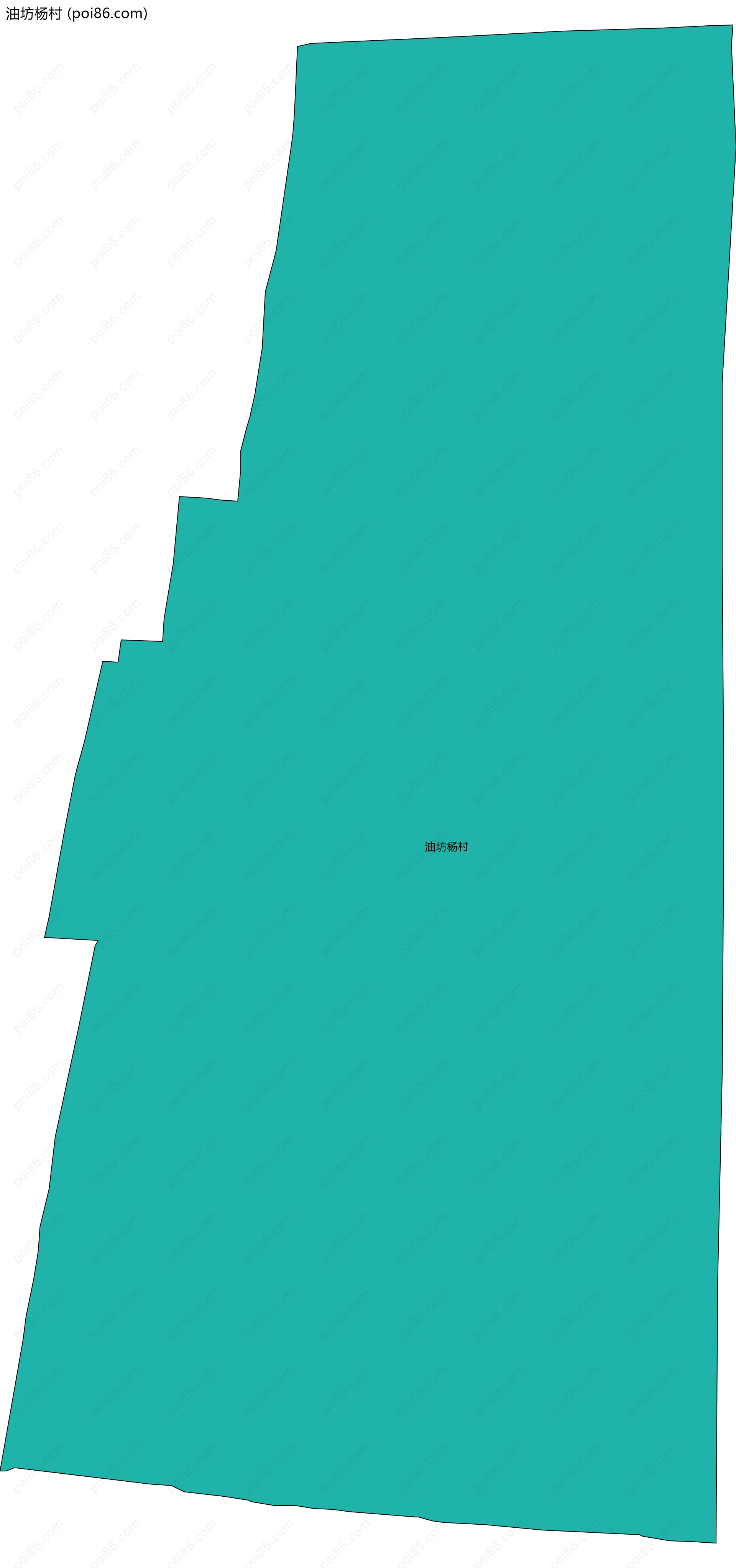 油坊杨村边界地图