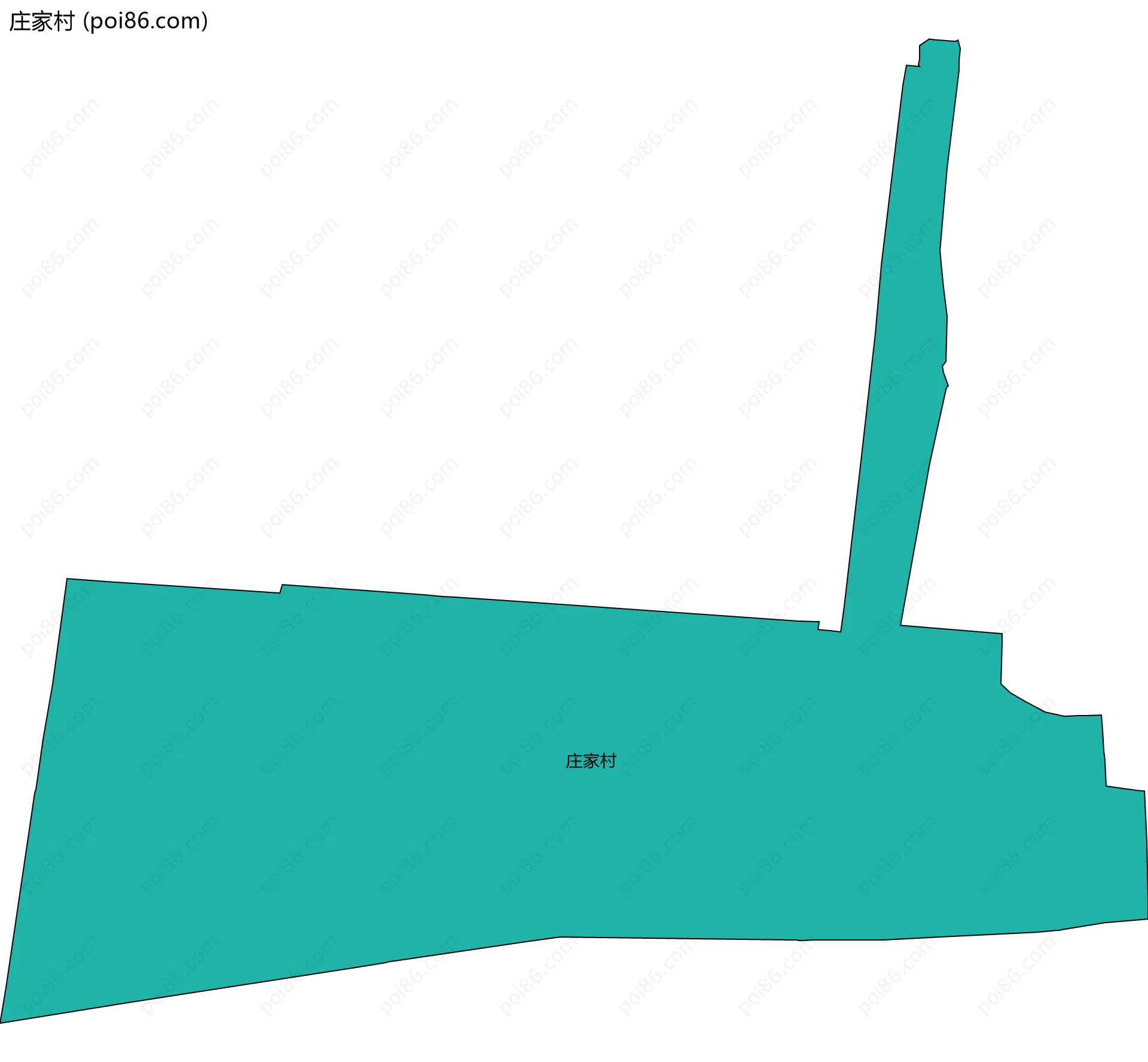 庄家村边界地图