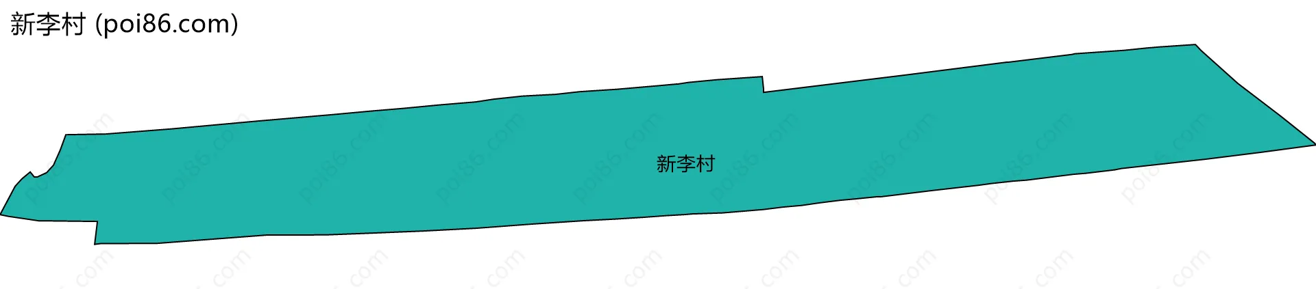 新李村边界地图