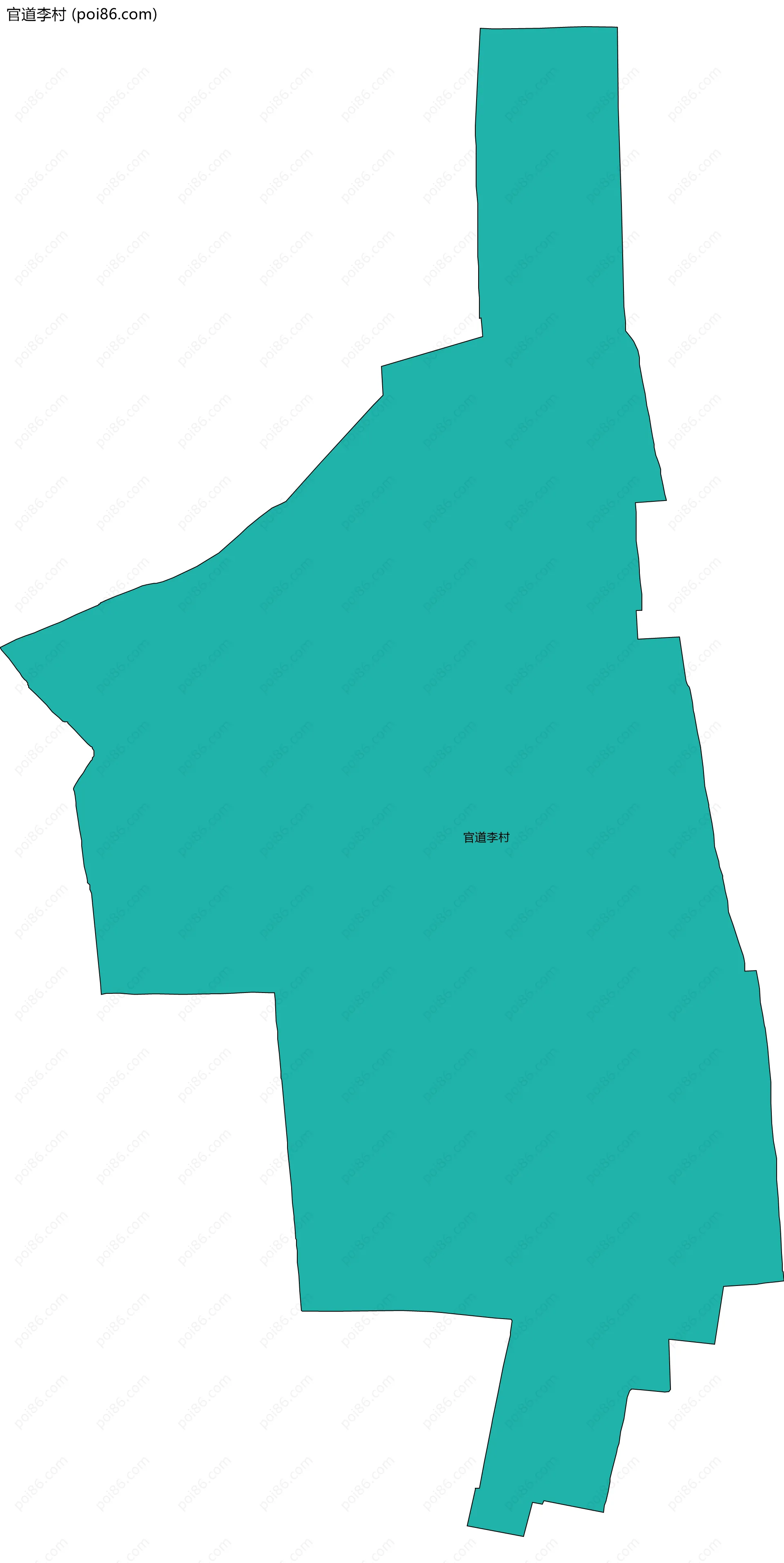 官道李村边界地图