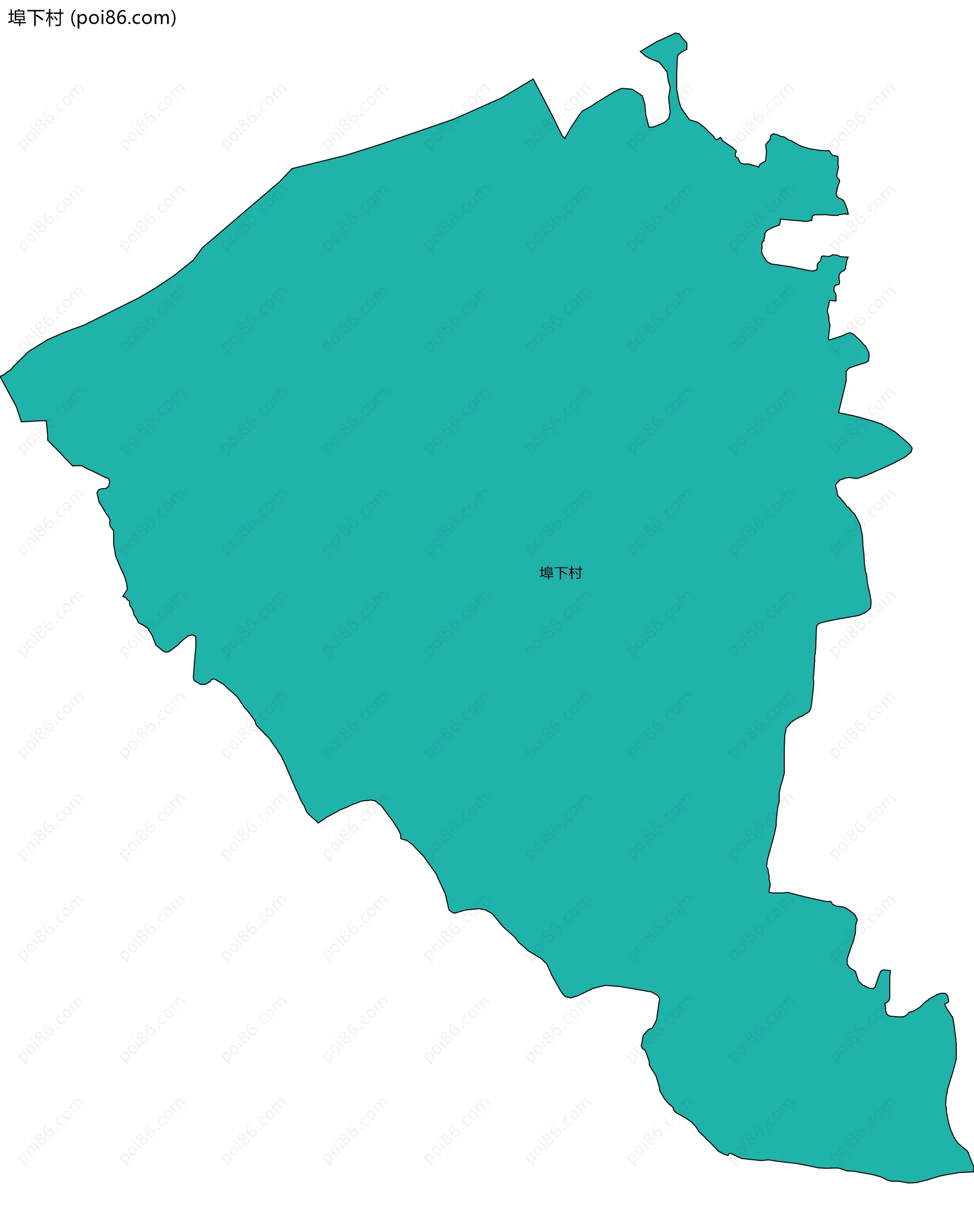 埠下村边界地图