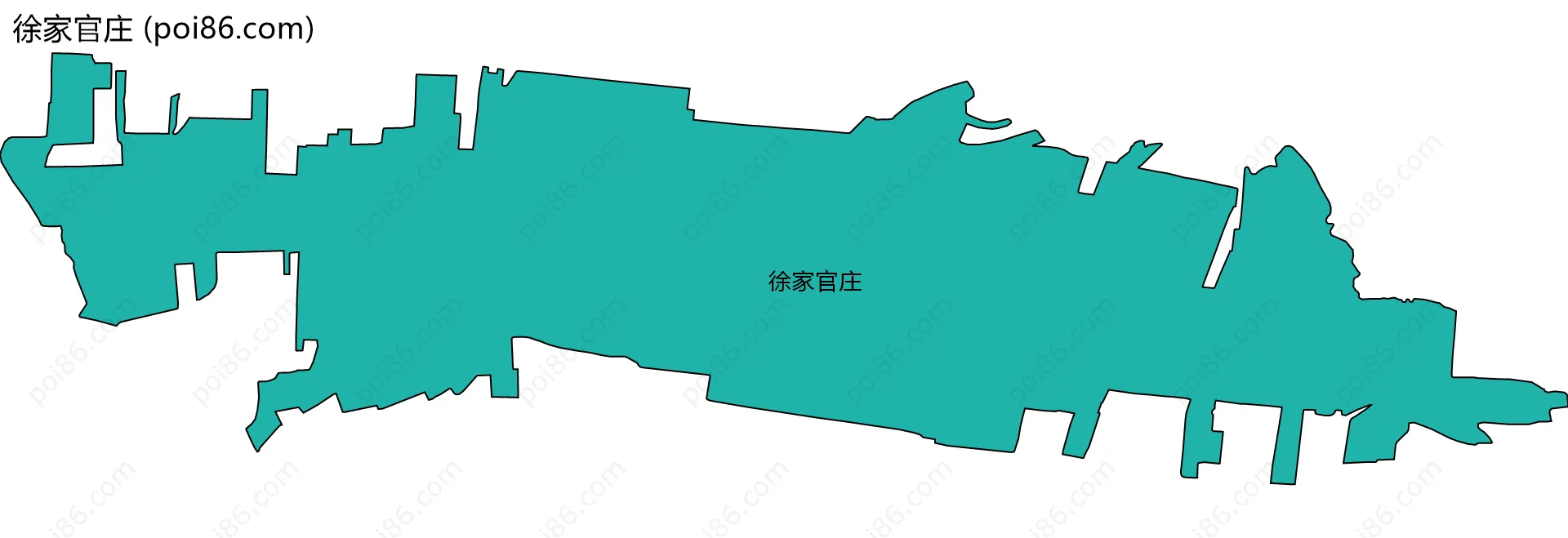 徐家官庄边界地图