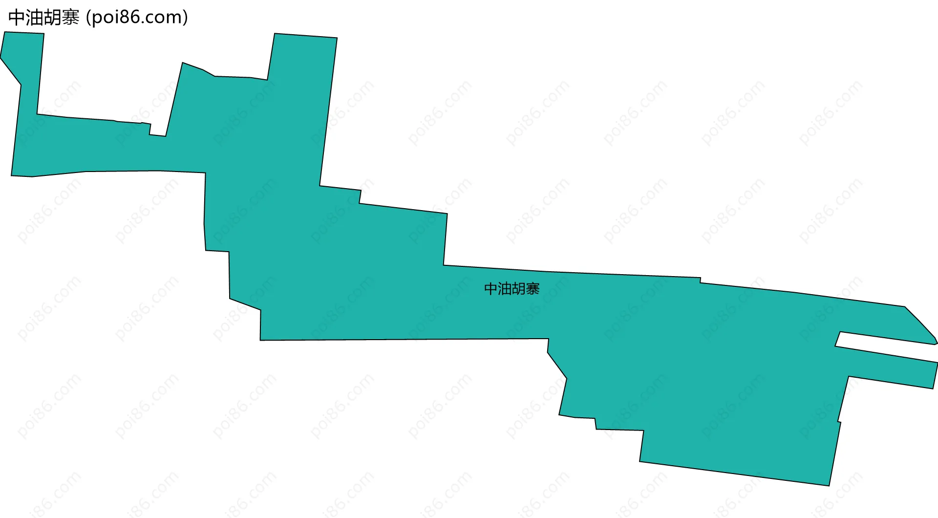 中油胡寨边界地图