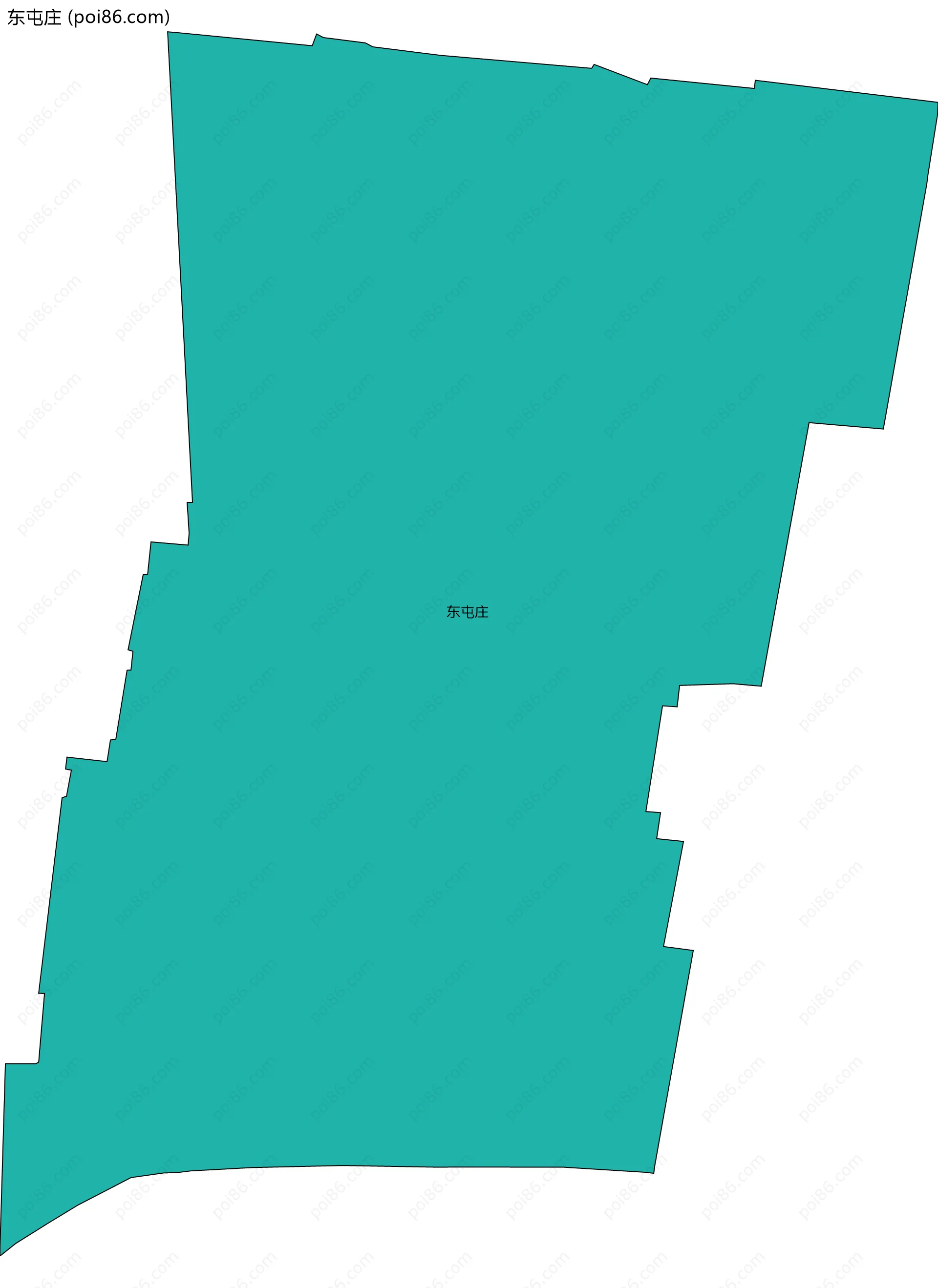 东屯庄边界地图