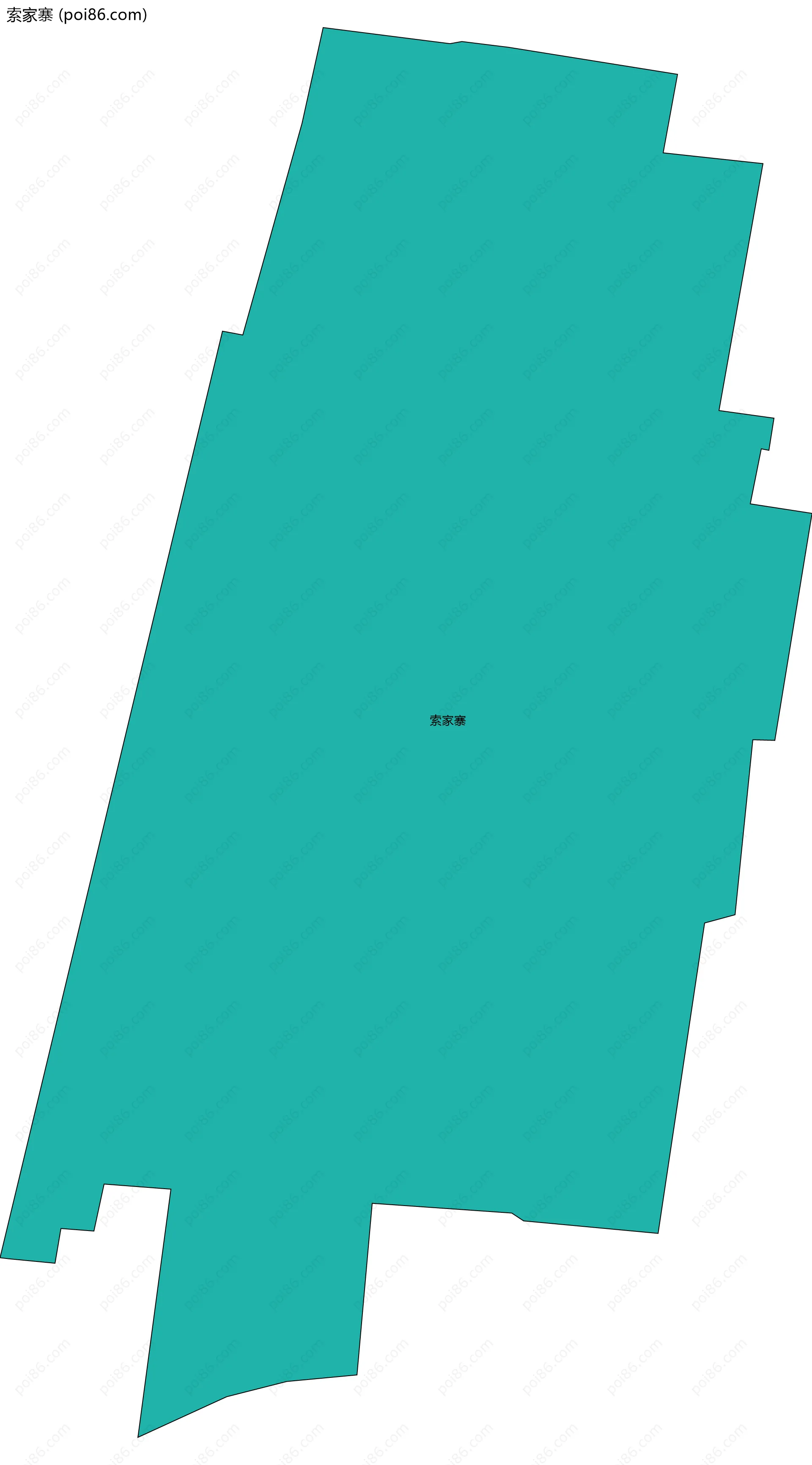 索家寨边界地图