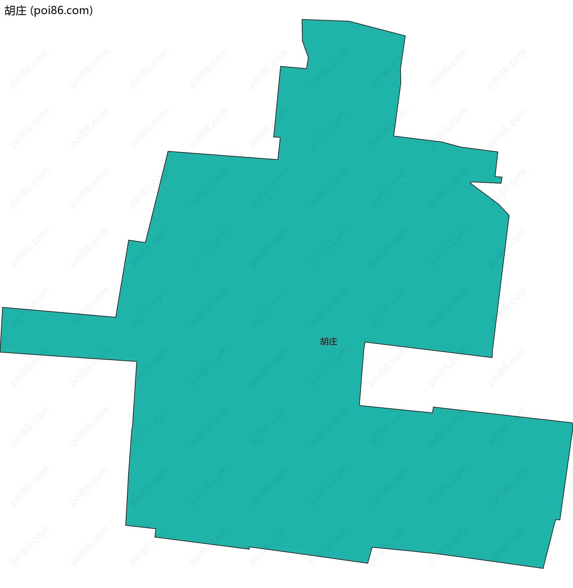 胡庄边界地图