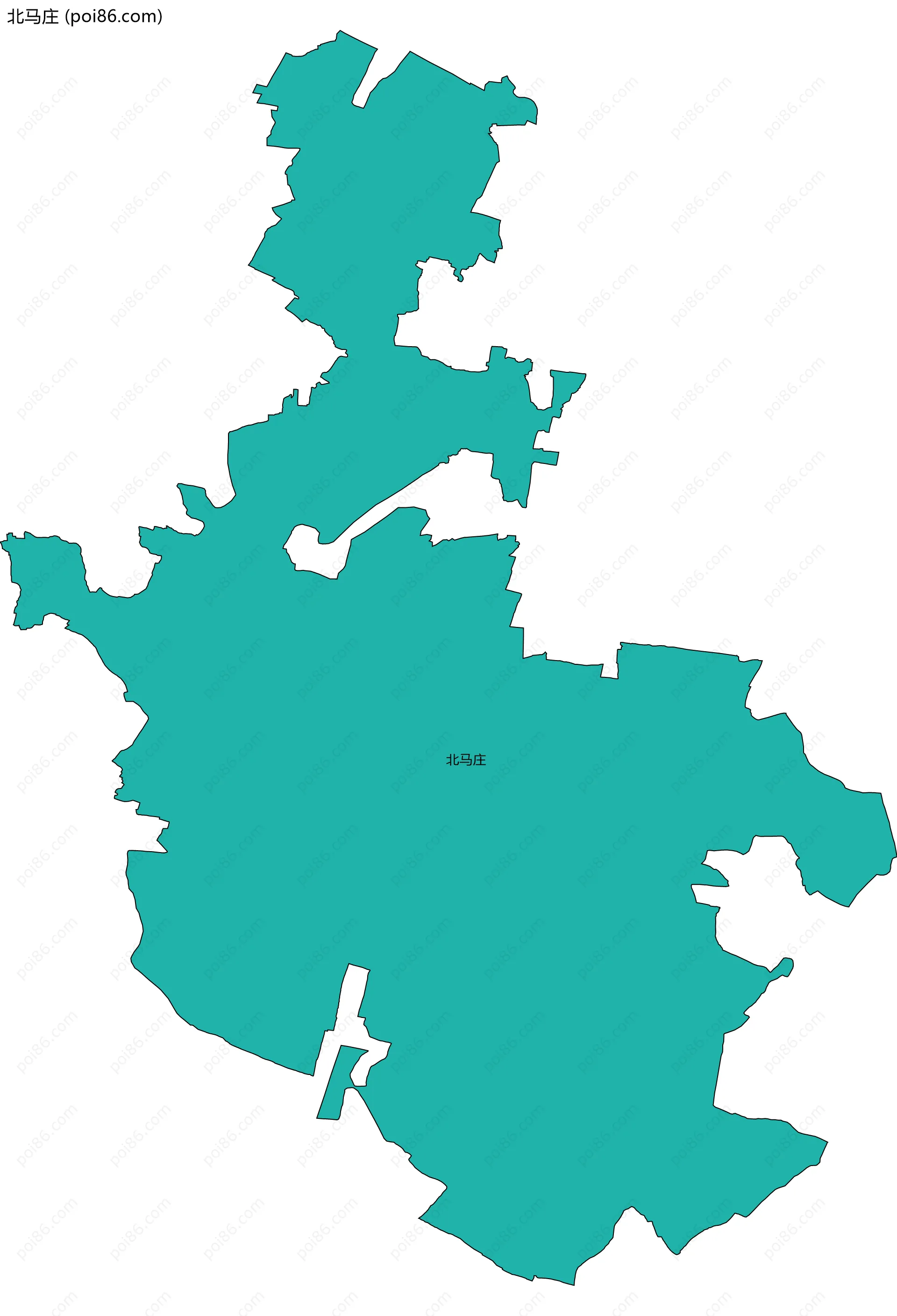 北马庄边界地图