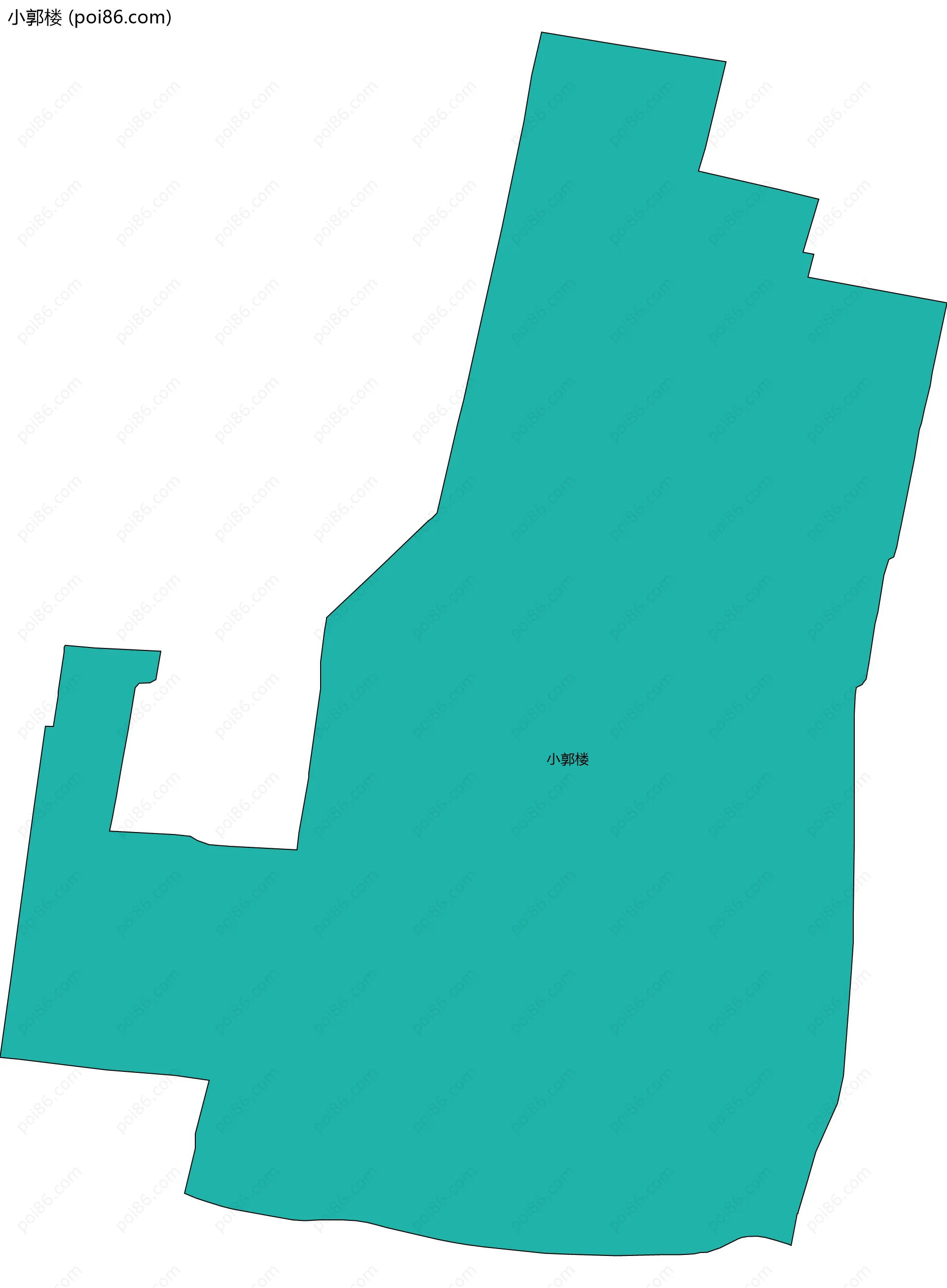 小郭楼边界地图