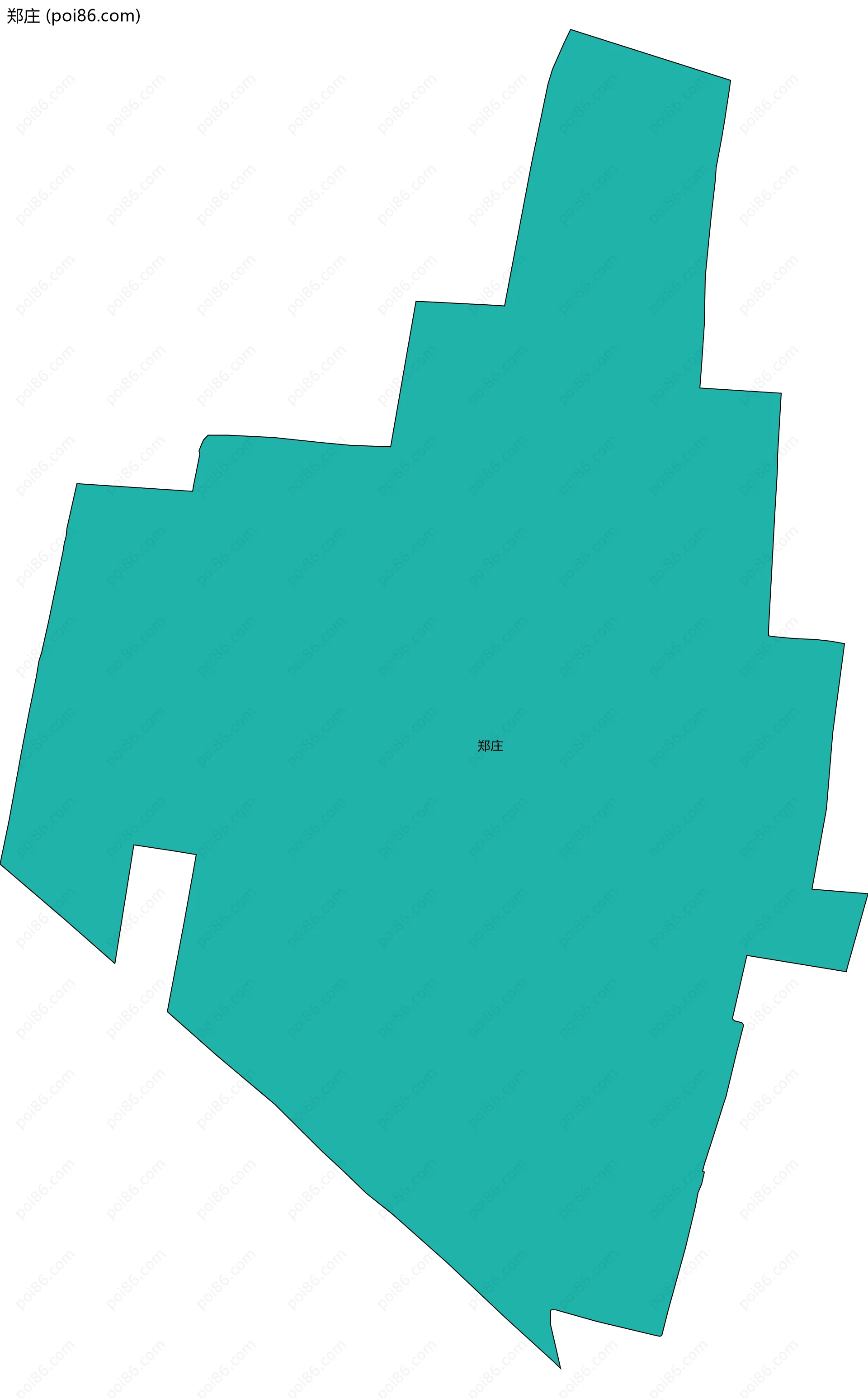 郑庄边界地图